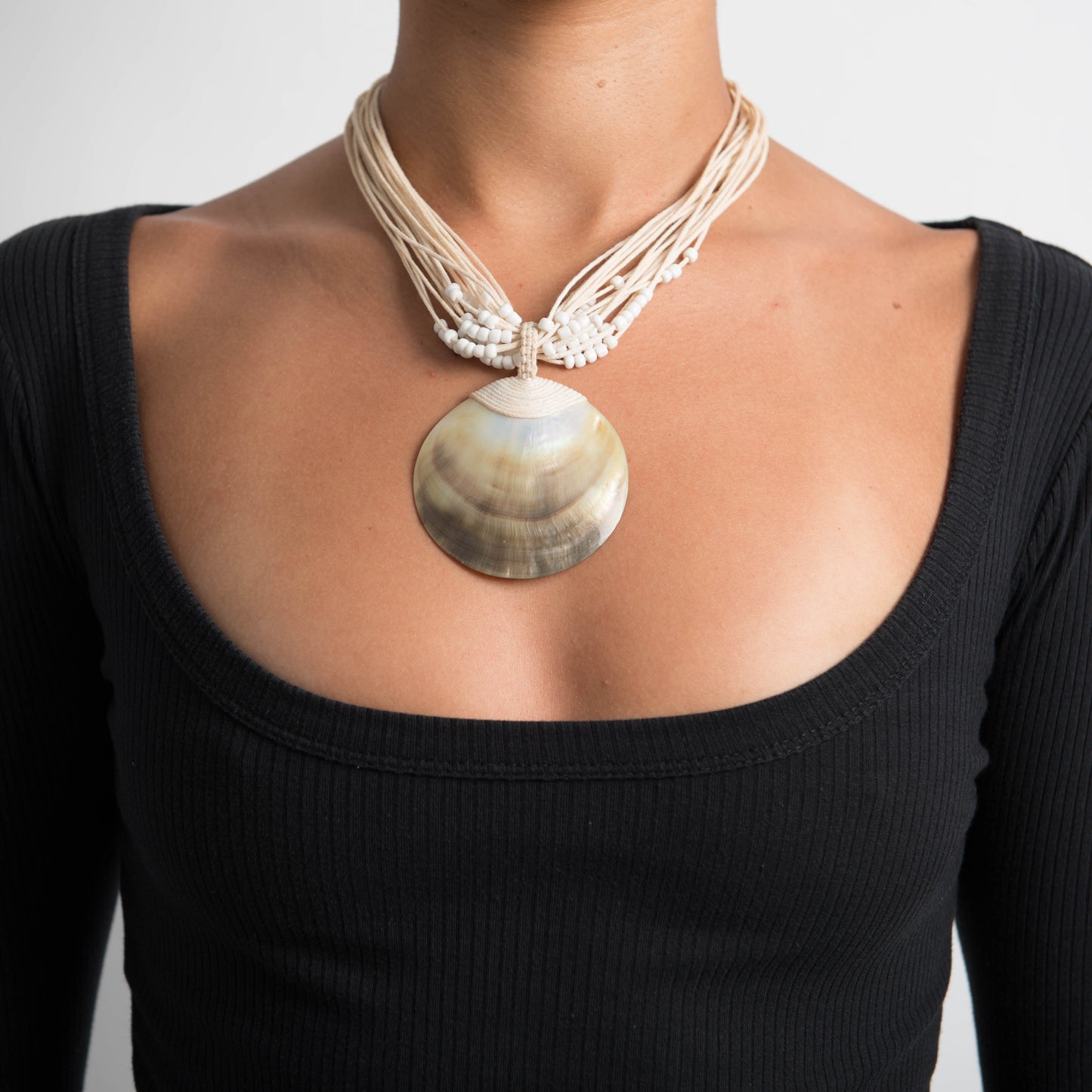 LAYERED SHELL NECKLACE