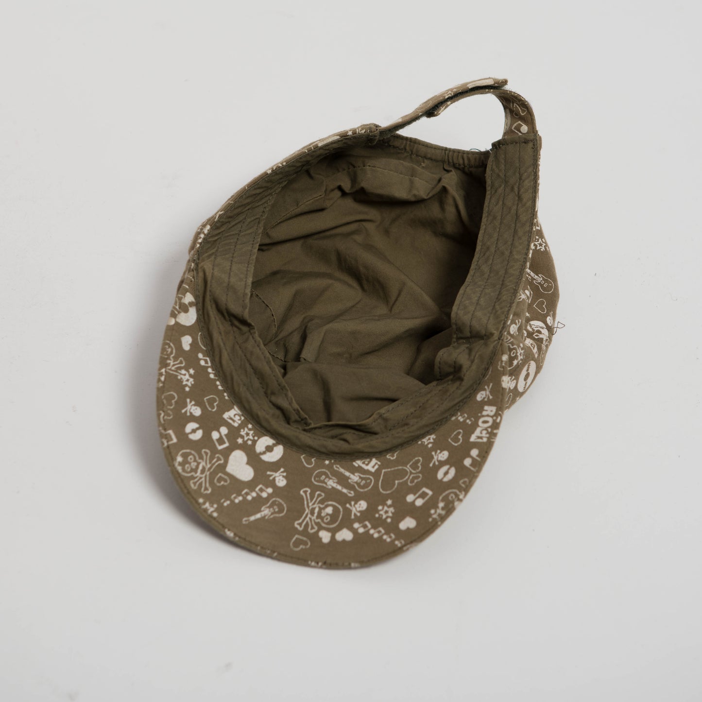 PATTERNED MILITARY STYLE CAP