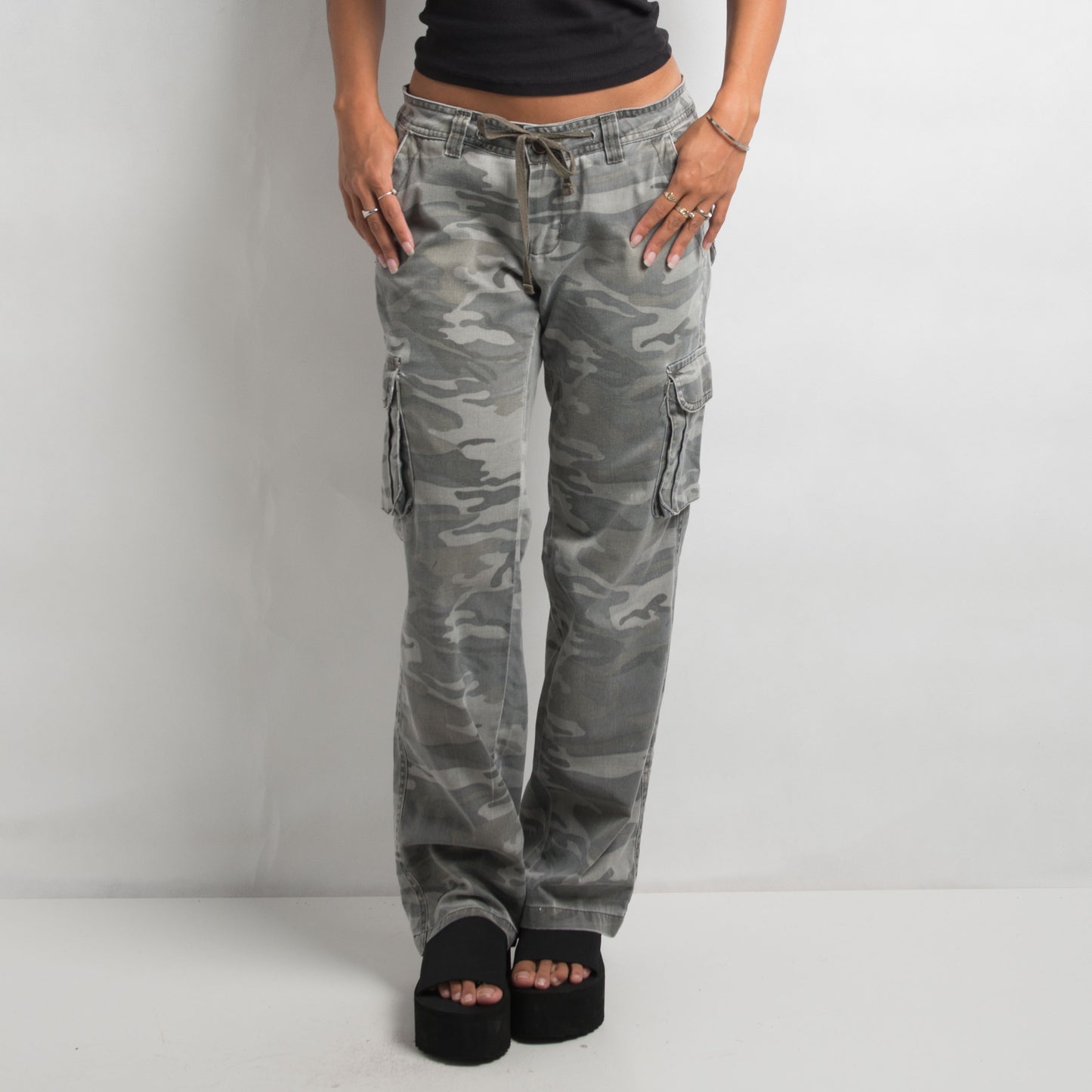 PANTALON CAMOUFLAGE GRIS