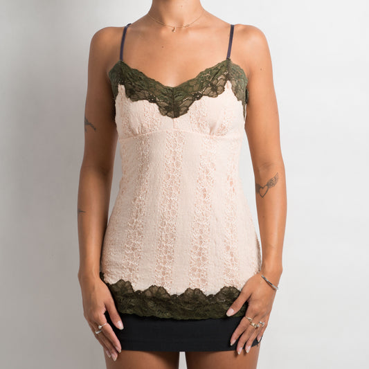 PALE PINK LACE CAMISOLE