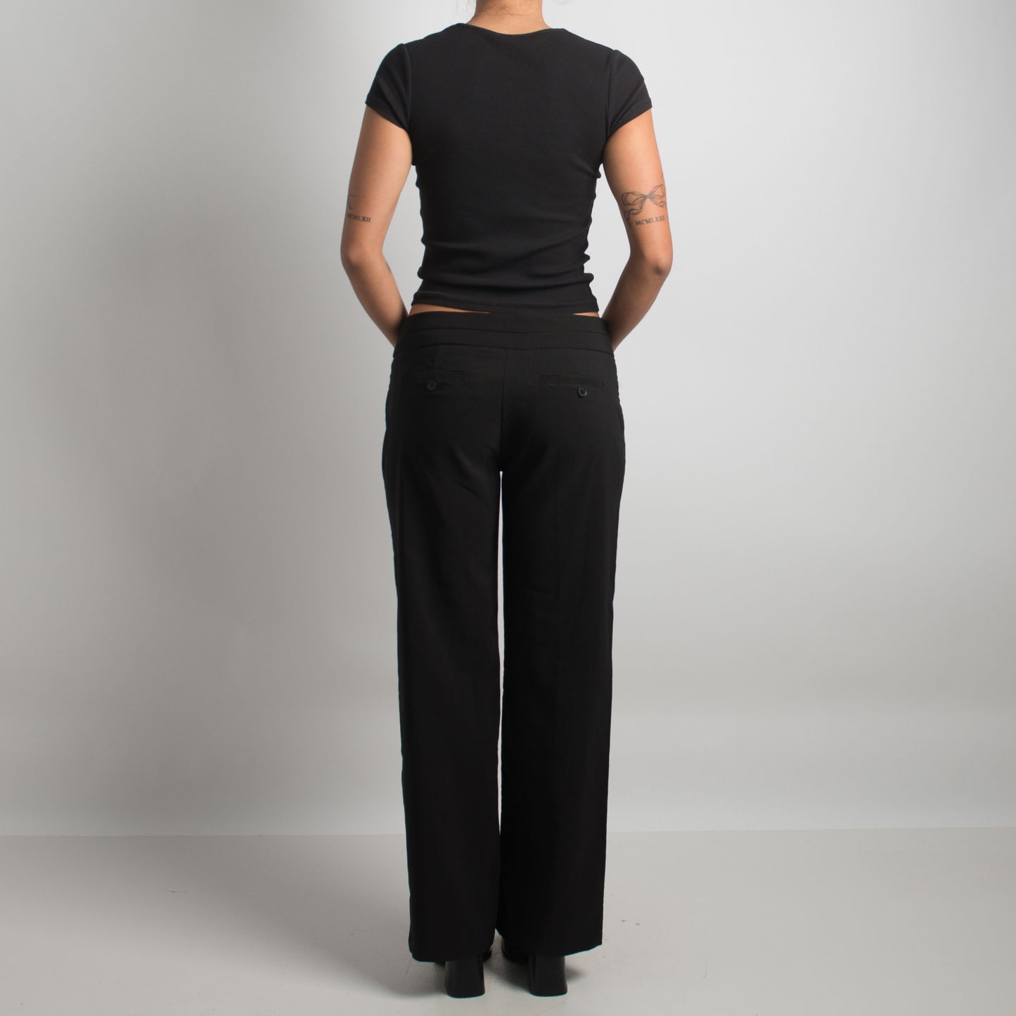 CLASSIC BLACK TROUSERS