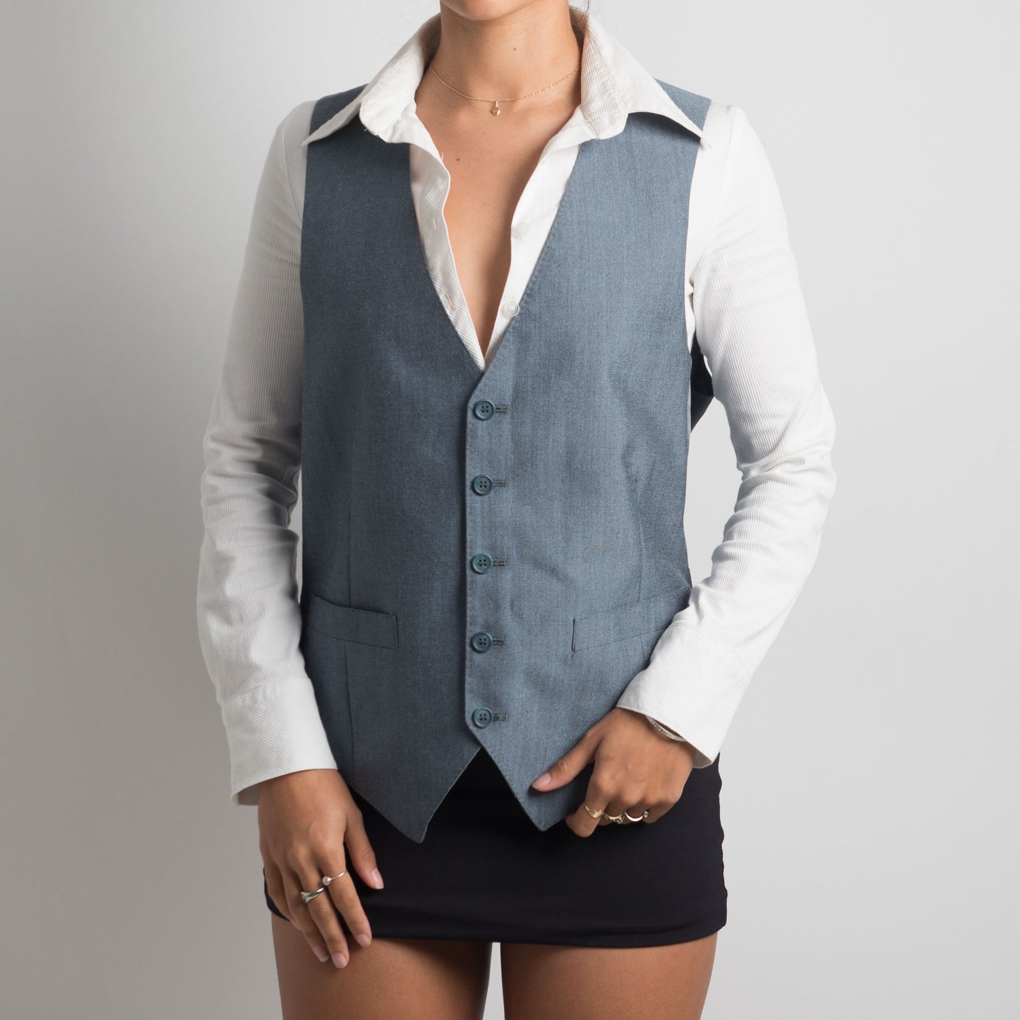 BLUE WAISTCOAT VEST