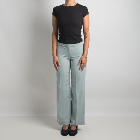 PANTALON À MOTIFS BLEU PÂLE