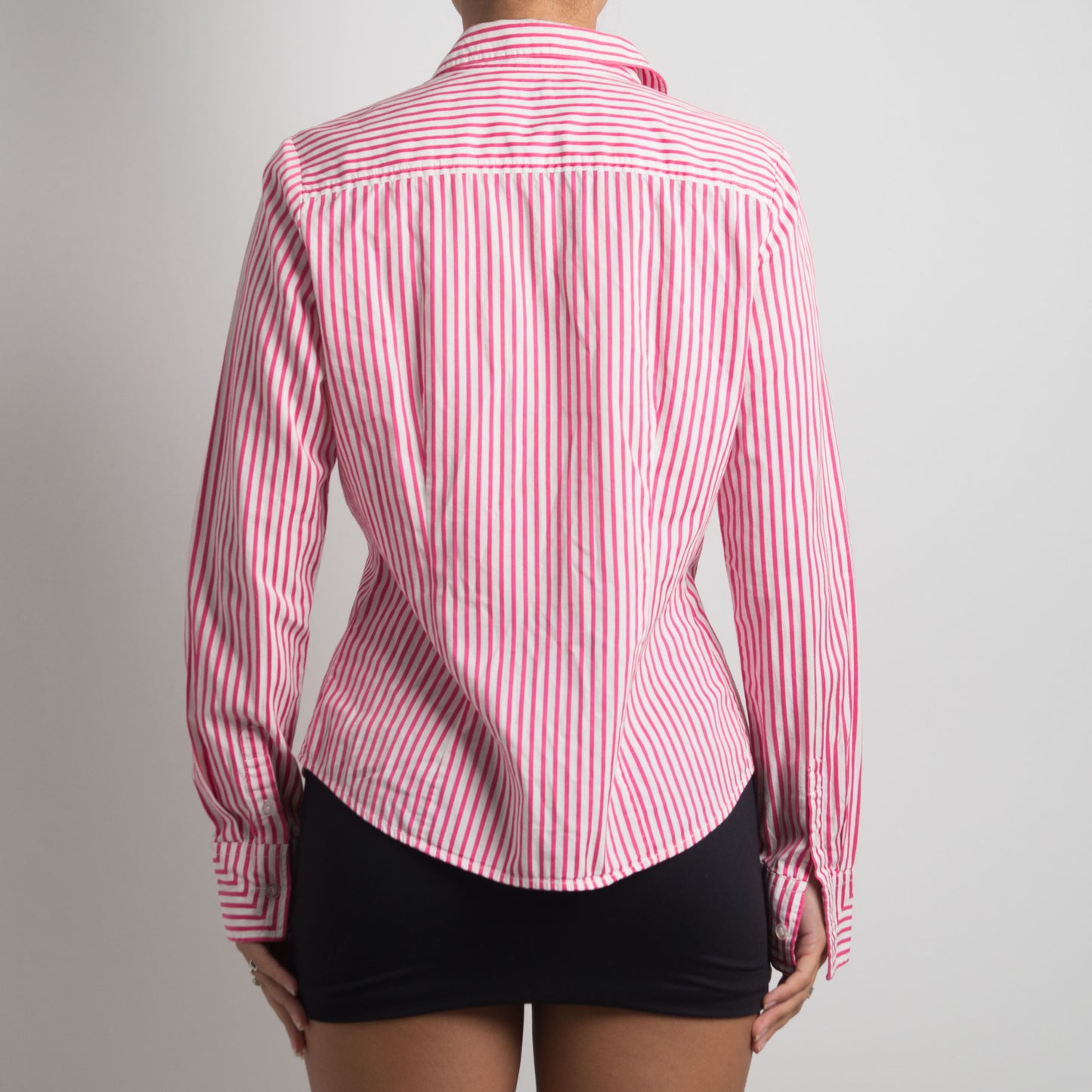 PINK STRIPED BLOUSE