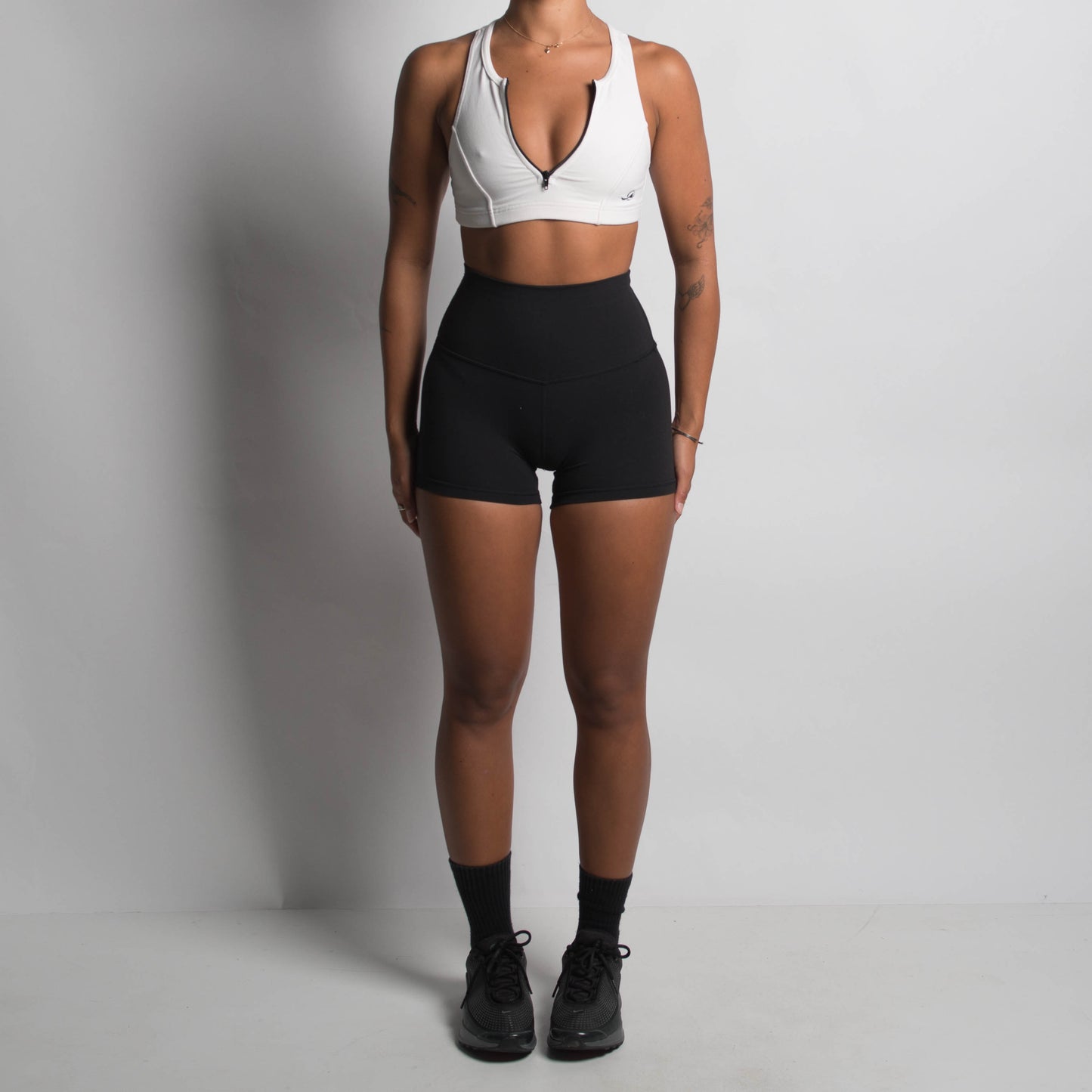 ZIP FRONT CROP TOP