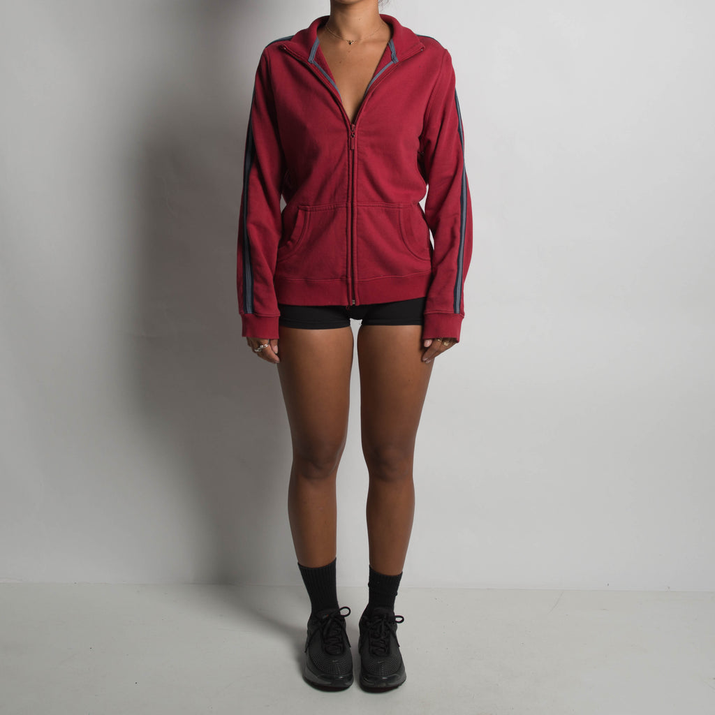 BURNT RED ZIP JACKET