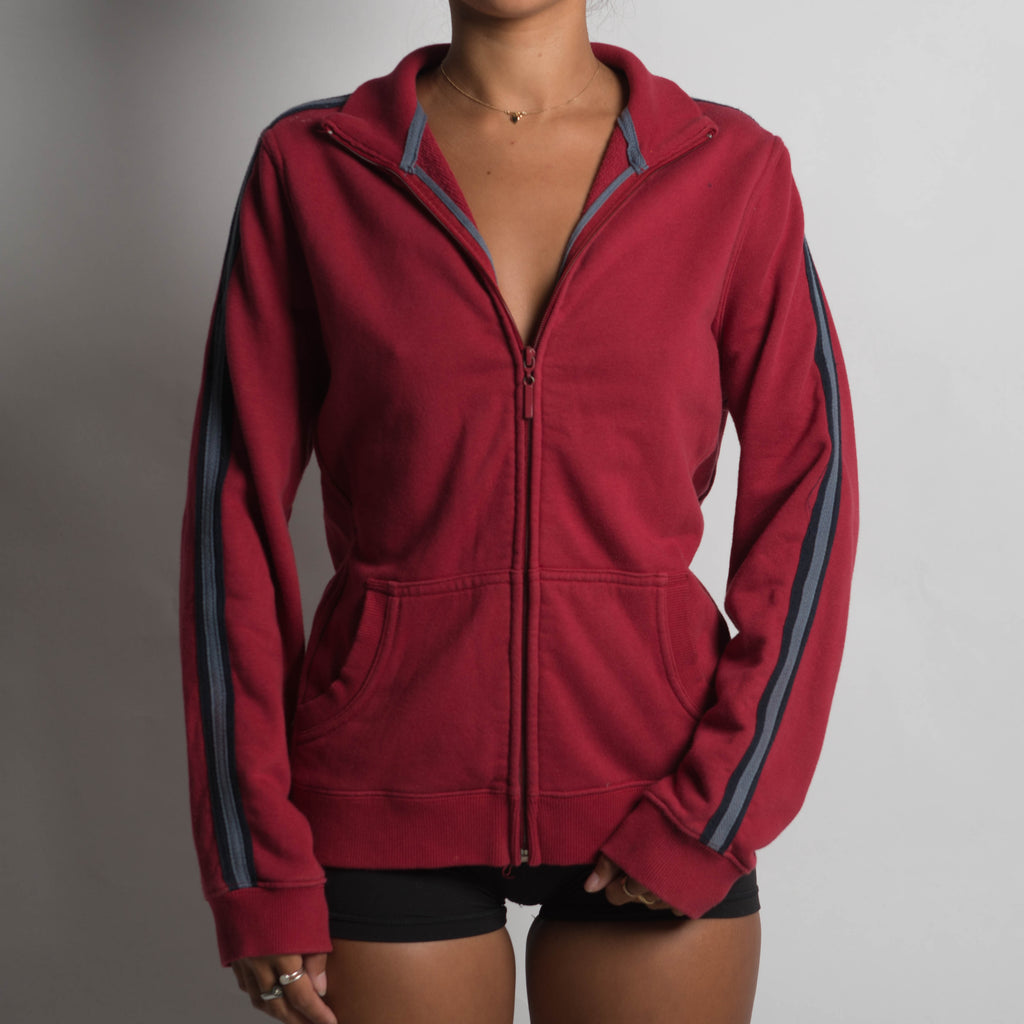 BURNT RED ZIP JACKET
