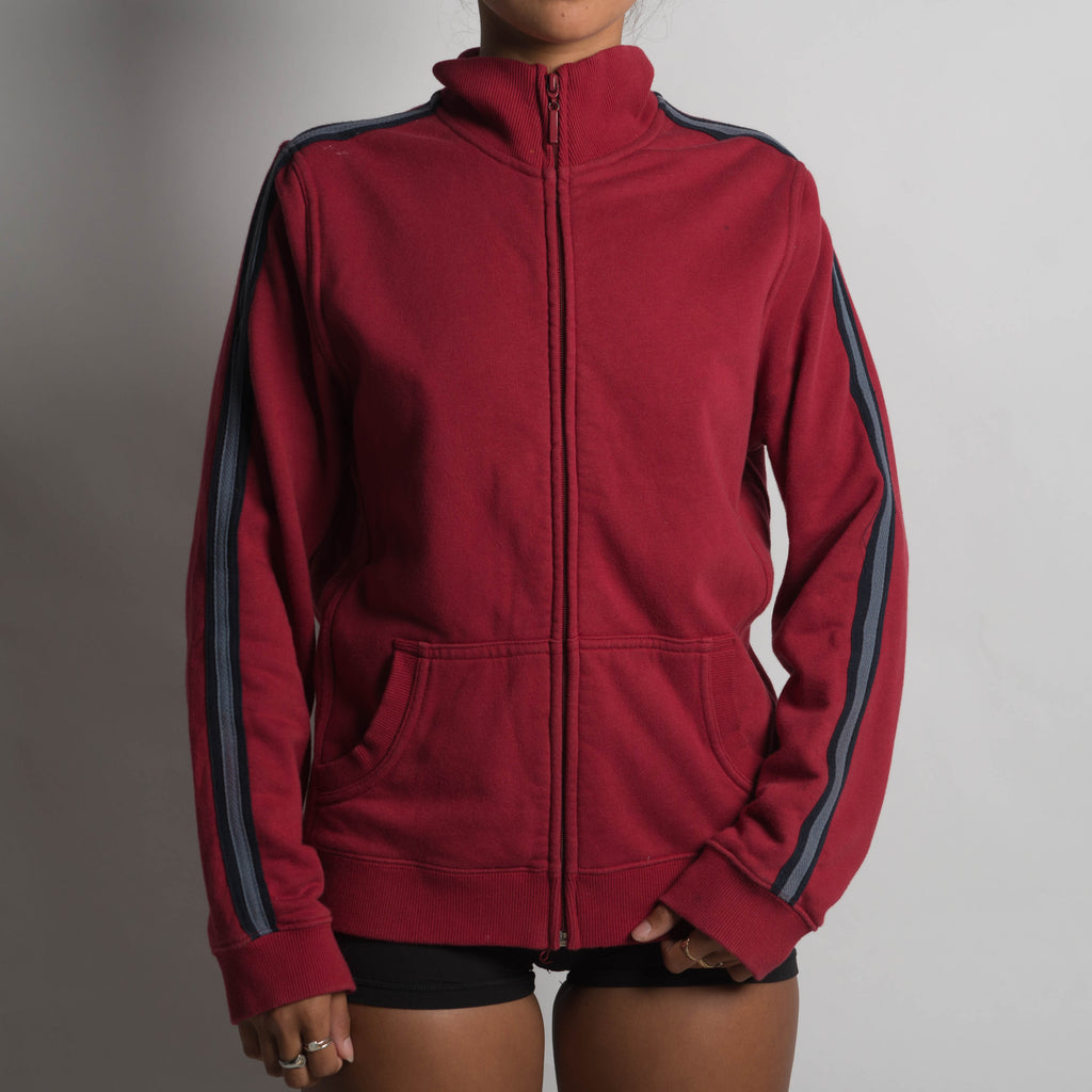 BURNT RED ZIP JACKET
