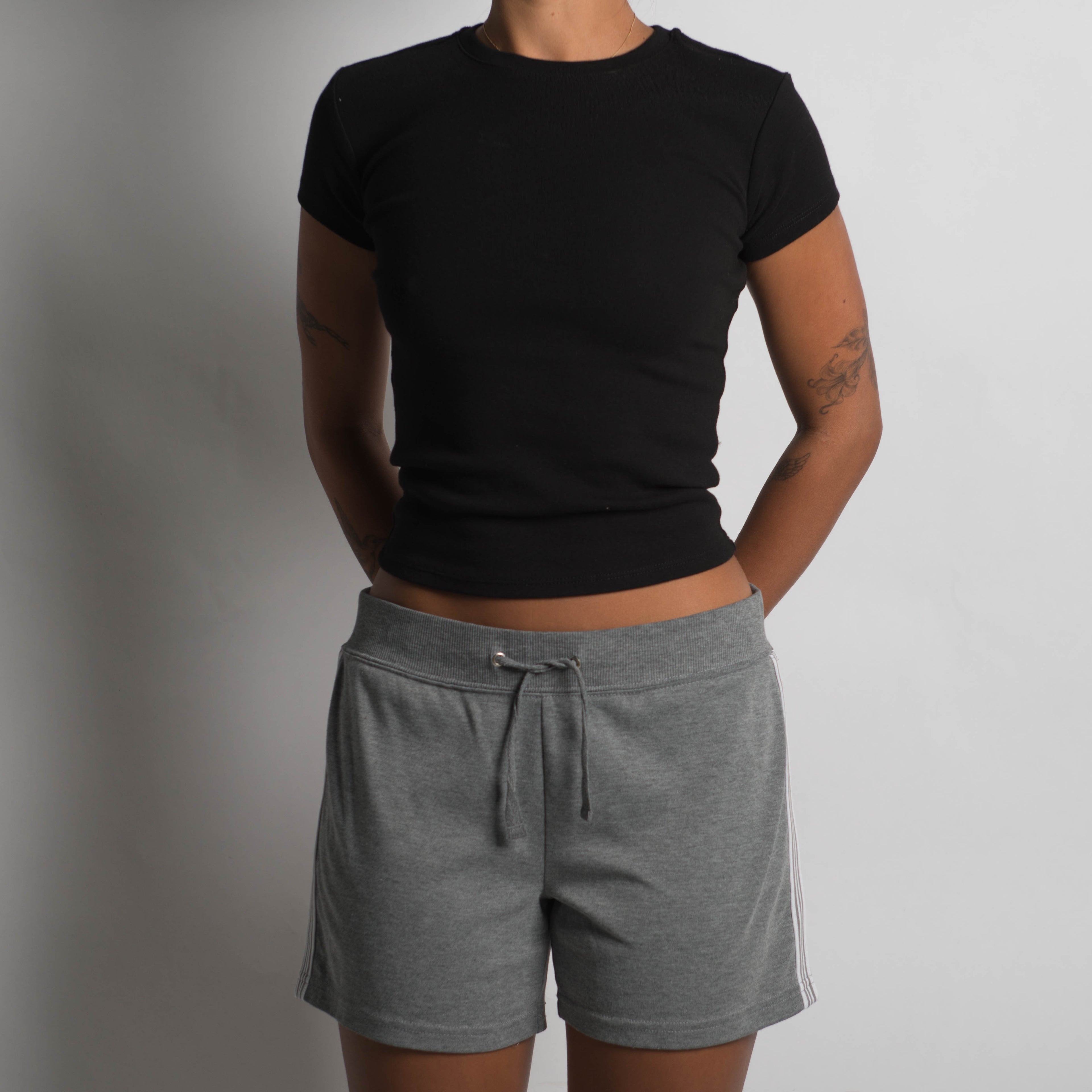 GREY LOUNGE SHORTS