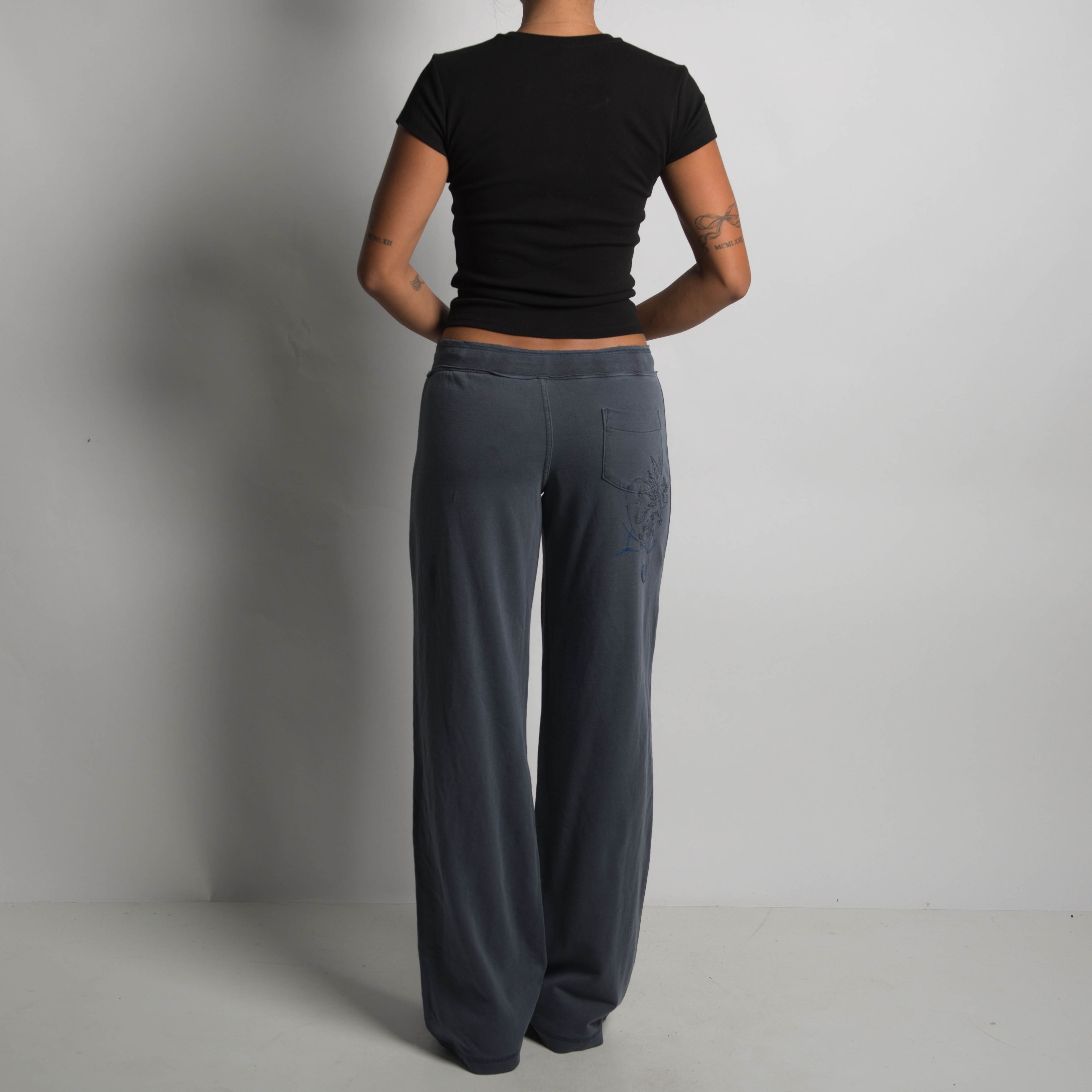 GREY BLUE LOUNGE PANTS