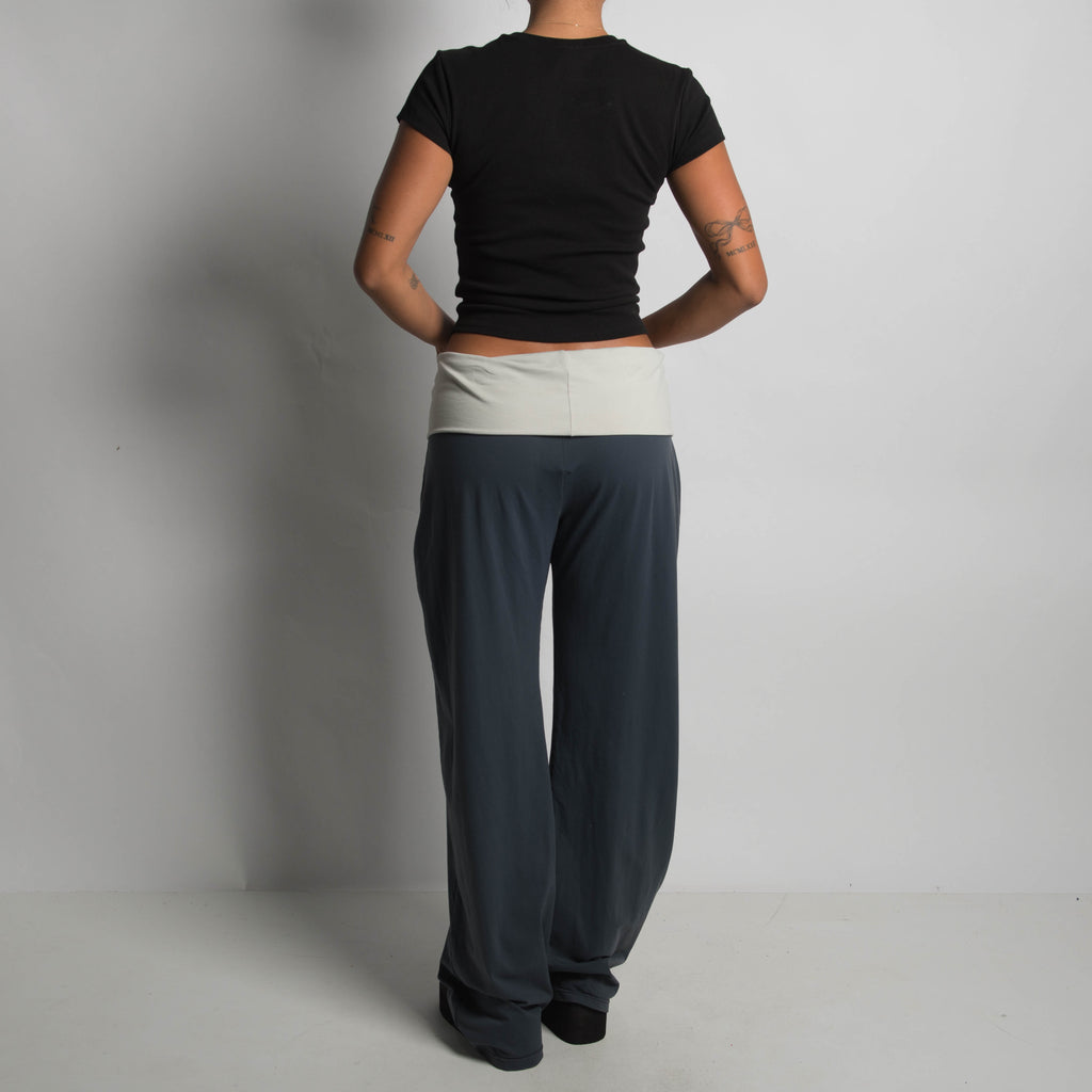 FOLD OVER WIDE LEG PANTS