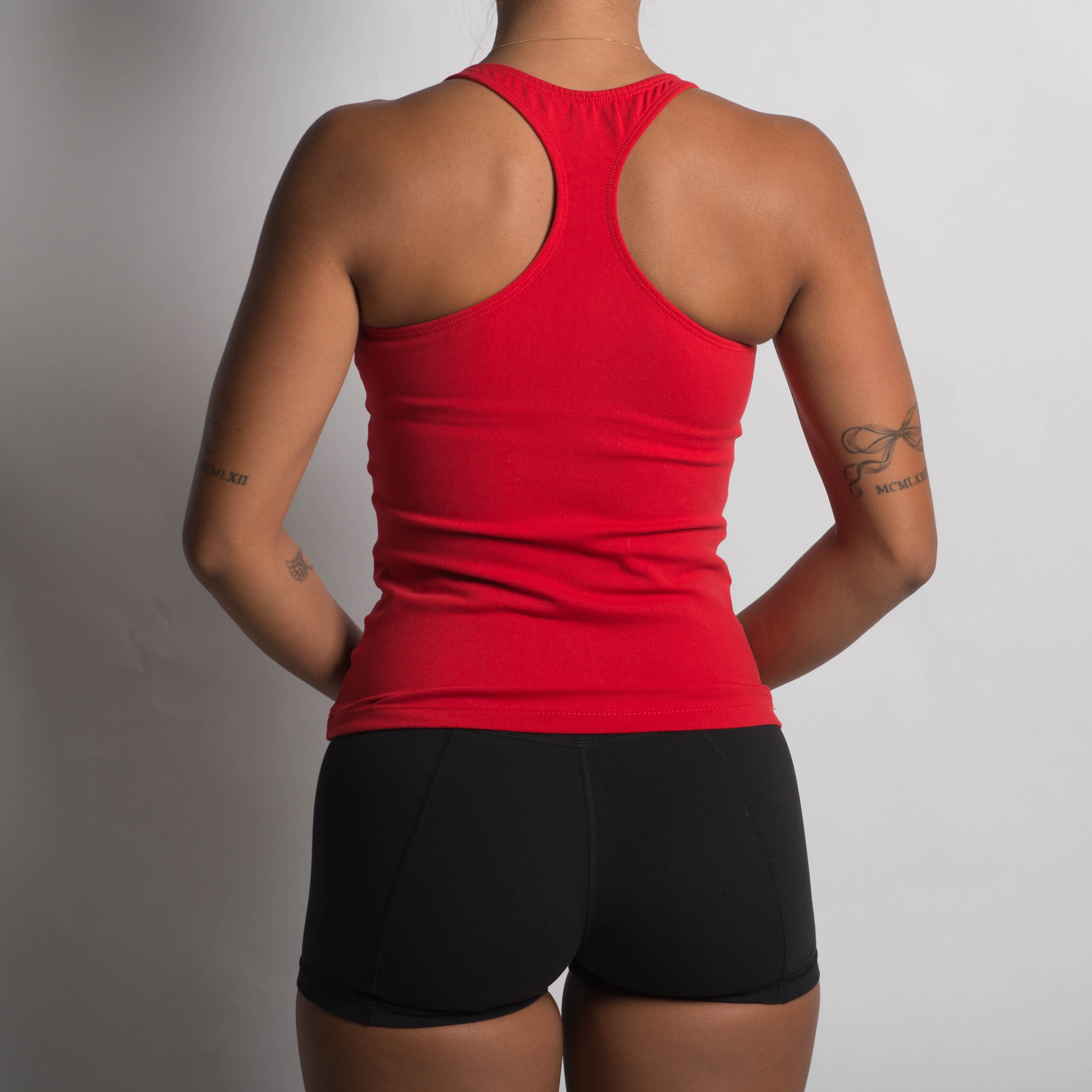 RED ACTIVE TANK TOP