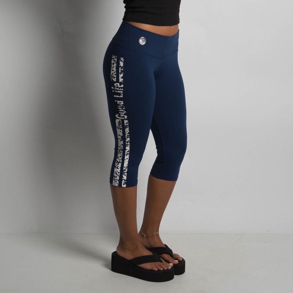 NAVY KNEE LENGTH TIGHTS