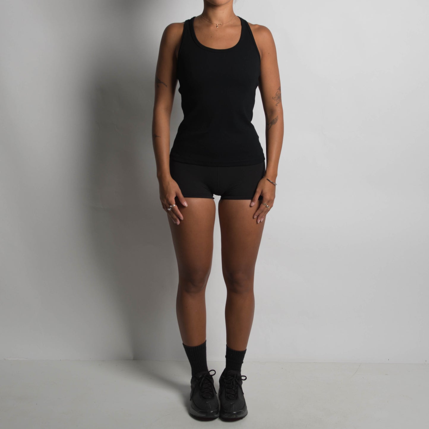 BLACK RACERBANK TANK TOP