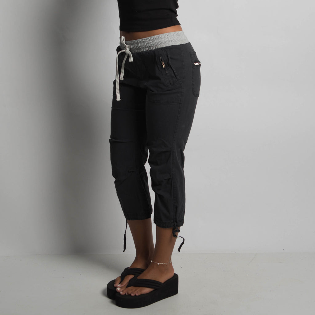 FADED CROP UTILITY PANTS