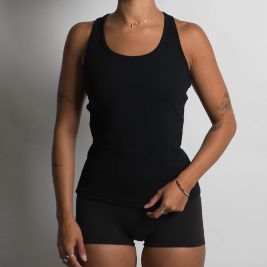 BLACK RACERBANK TANK TOP