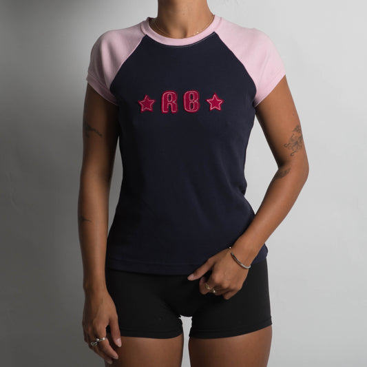 NAVY RAGLAN TEE