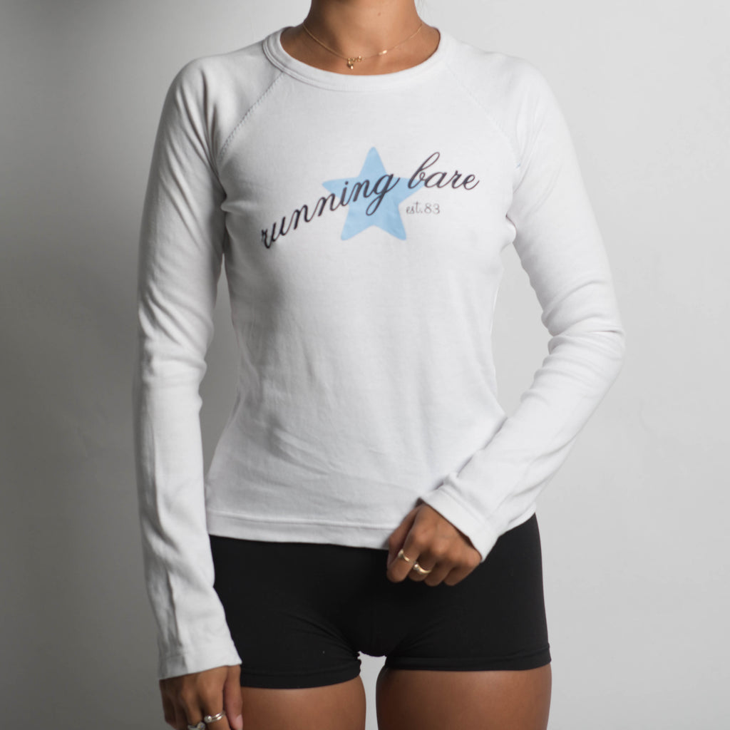 WHITE LONG SLEEVE TOP