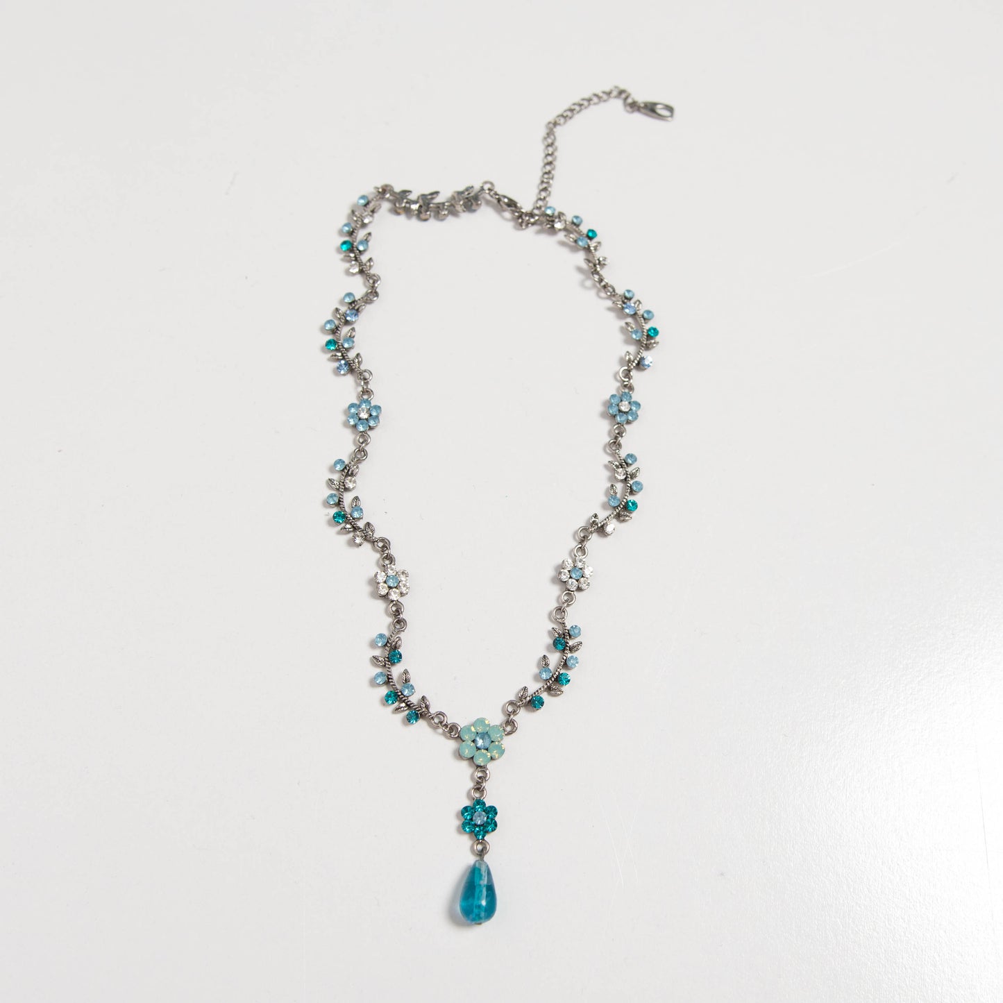 COLLIER GOUTTE BLEUE