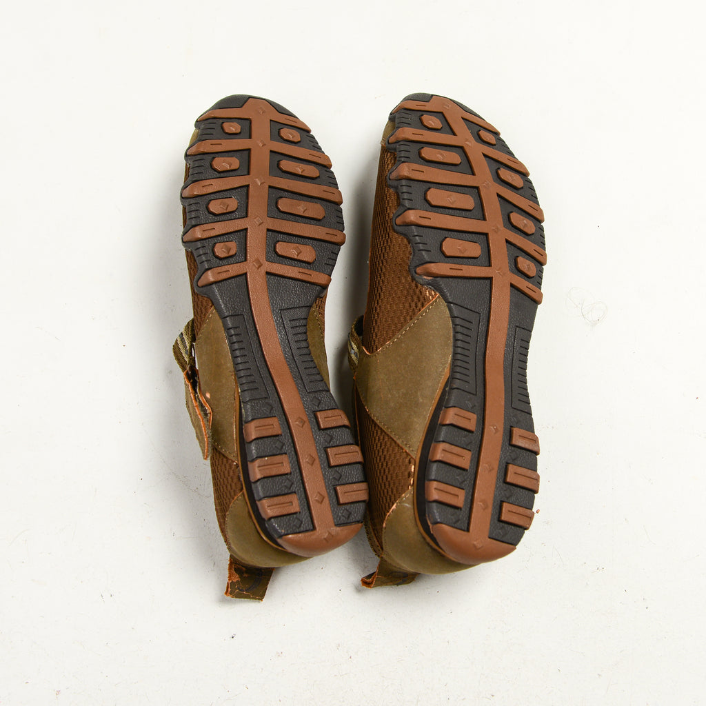 BROWN MARY JANE FLATS