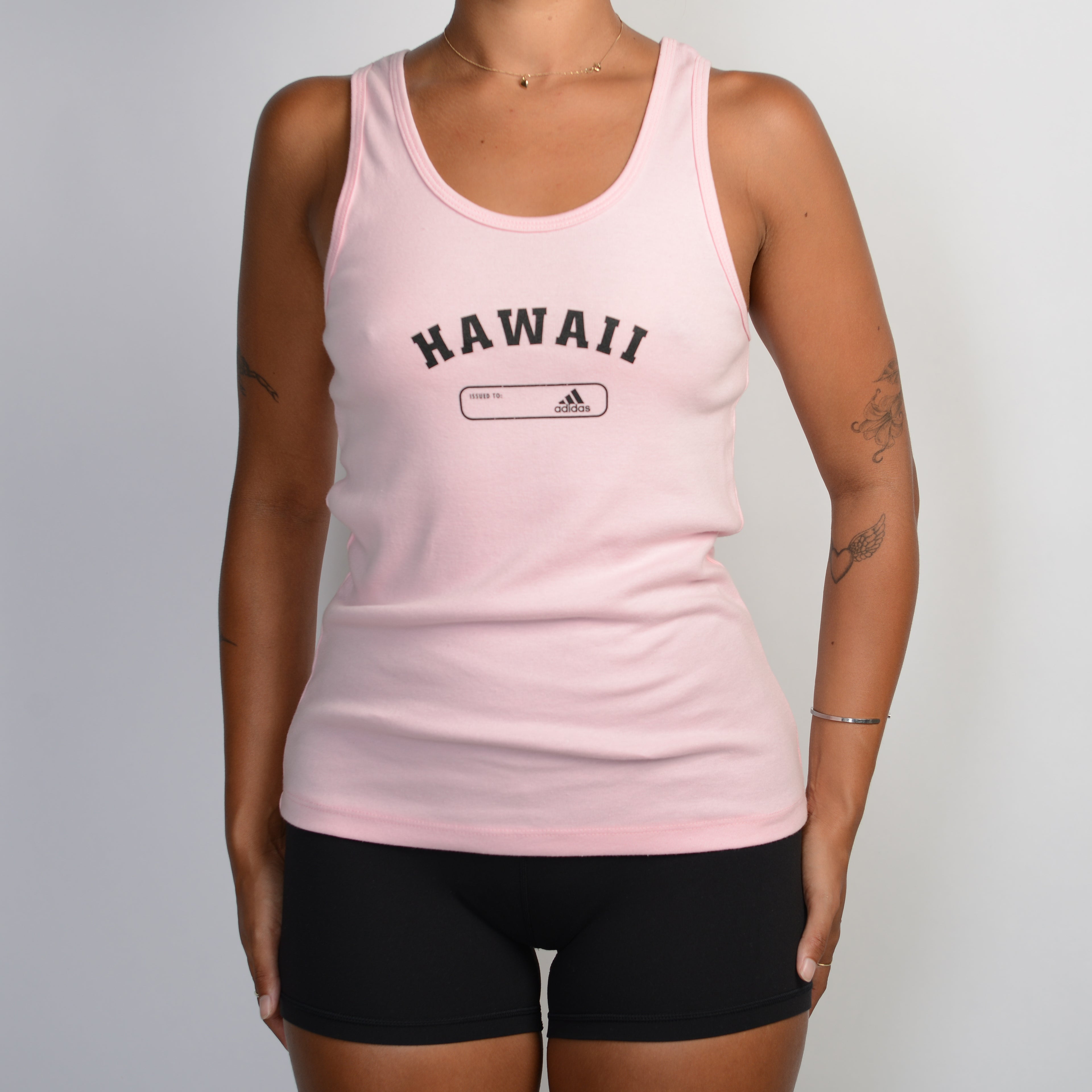 PINK COTTON TANK TOP
