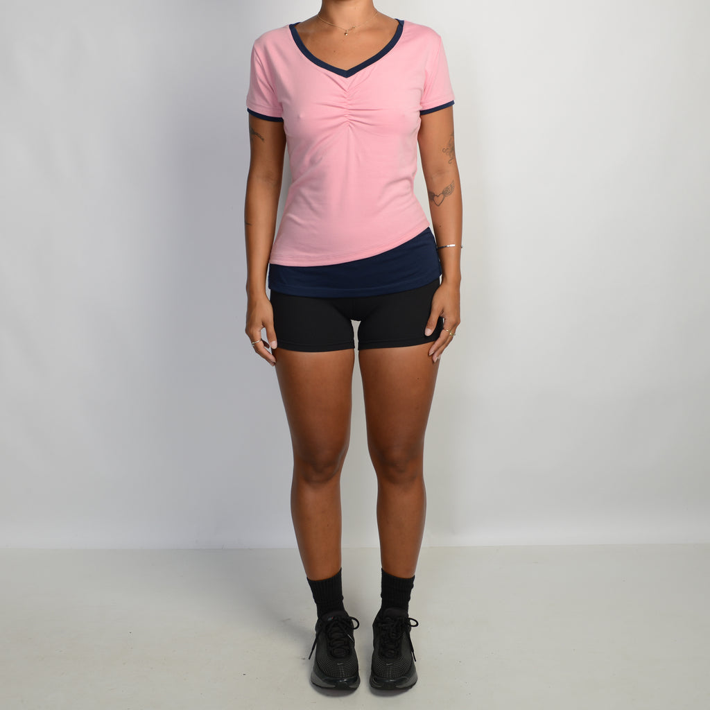 PINK LAYERED TEE