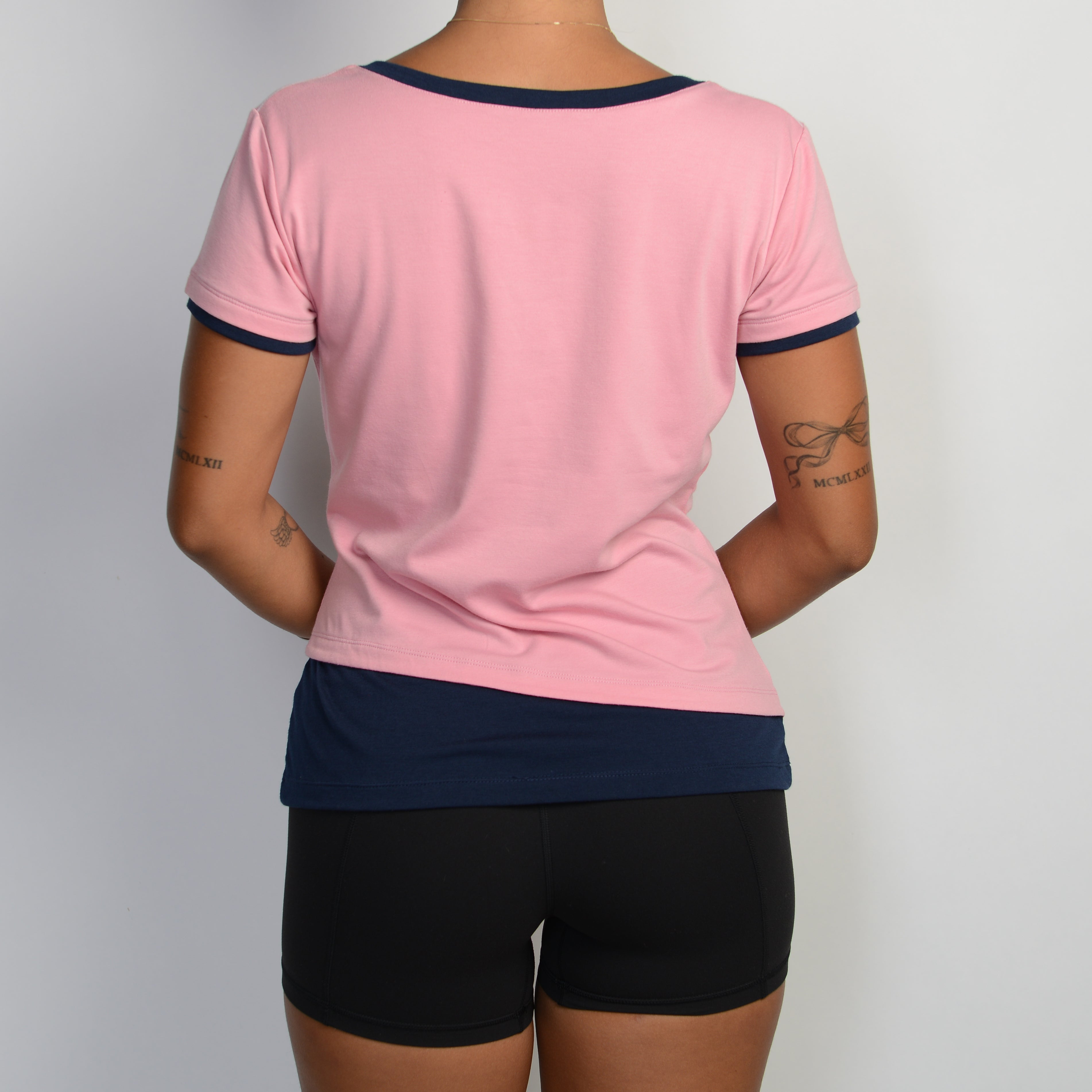 PINK LAYERED TEE