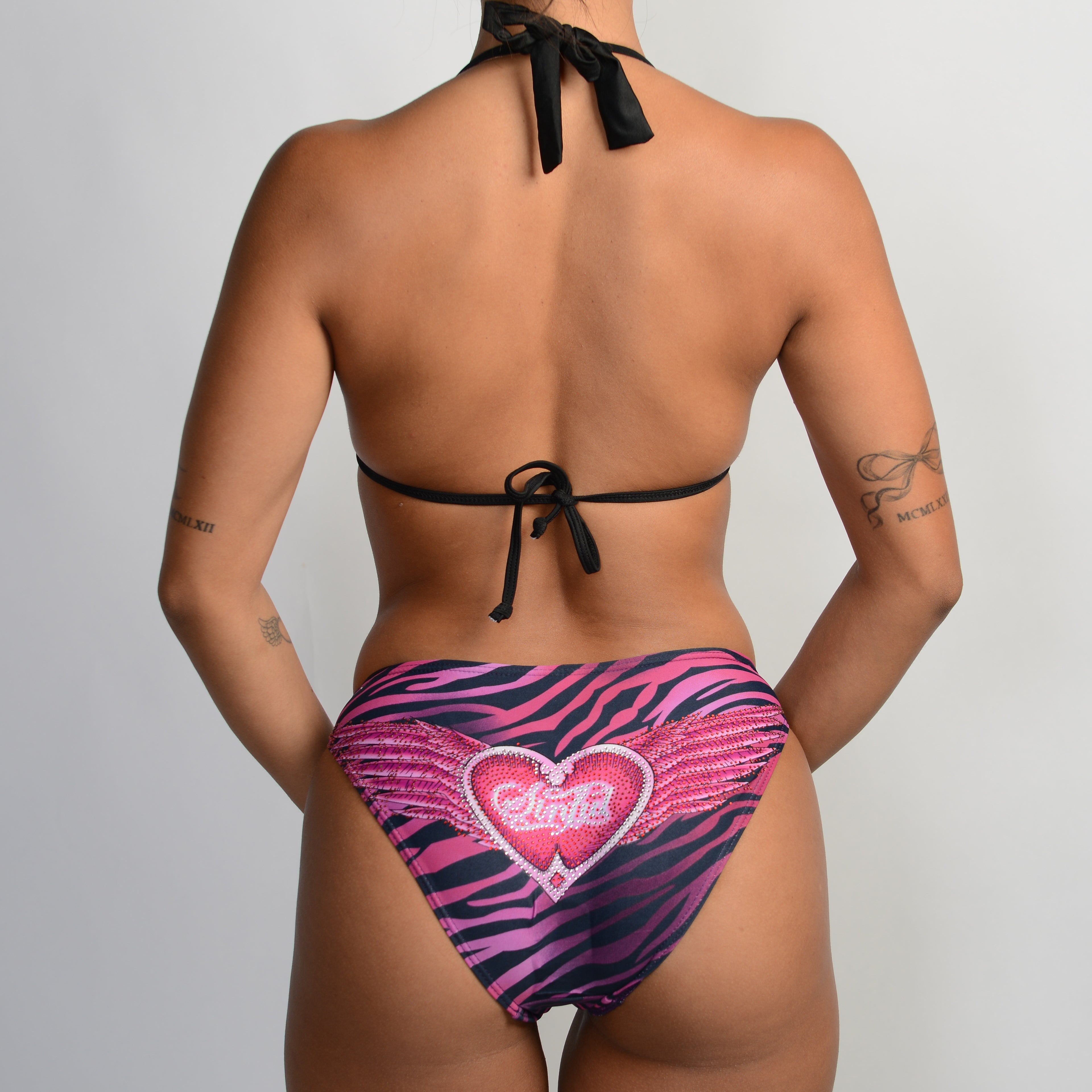 PINK ZEBRA BIKINI SET