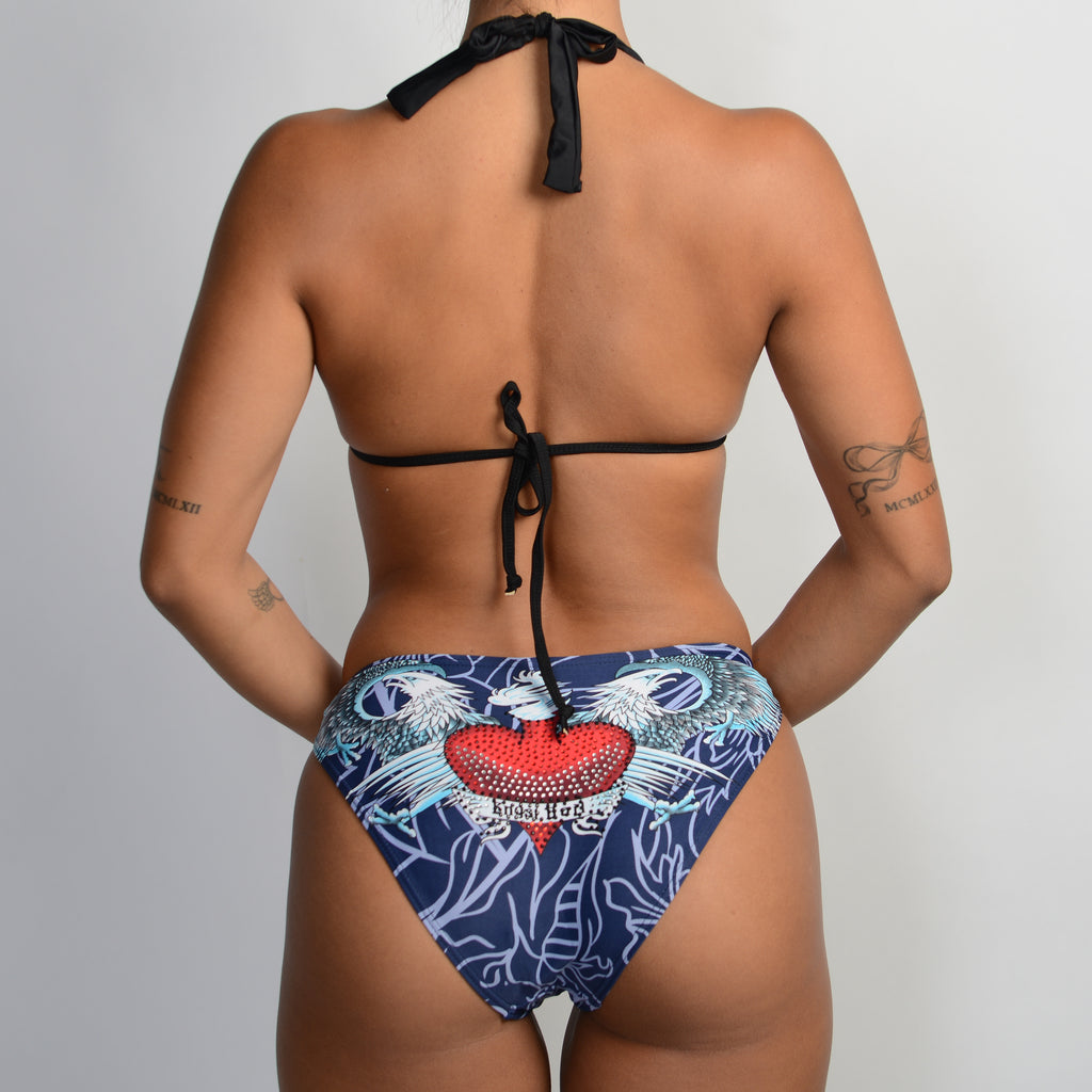 NAVY CROSS BIKINI SET