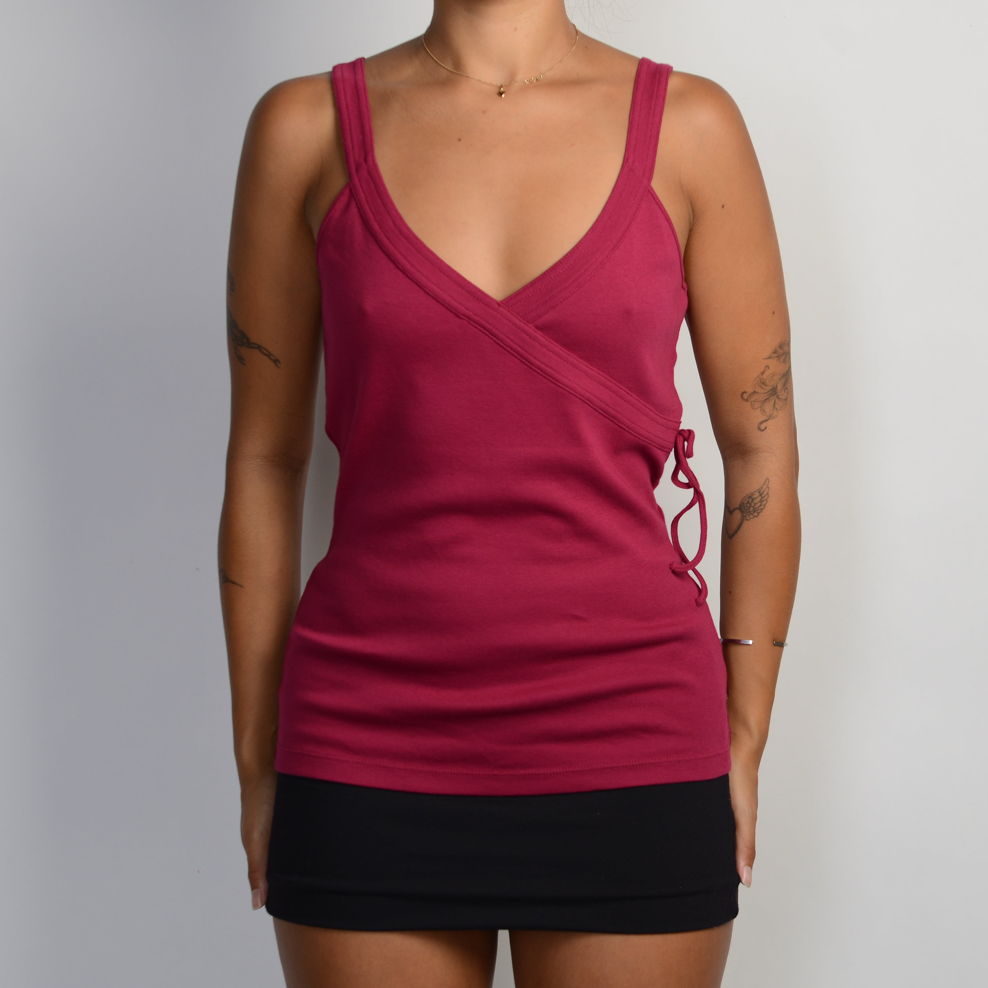 MAGENTA COTTON CAMISOLE