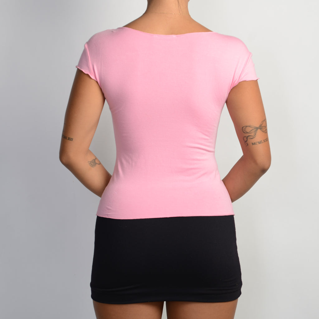 PINK STRETCH TOP