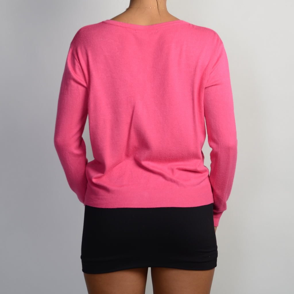 HOT PINK CARDIGAN