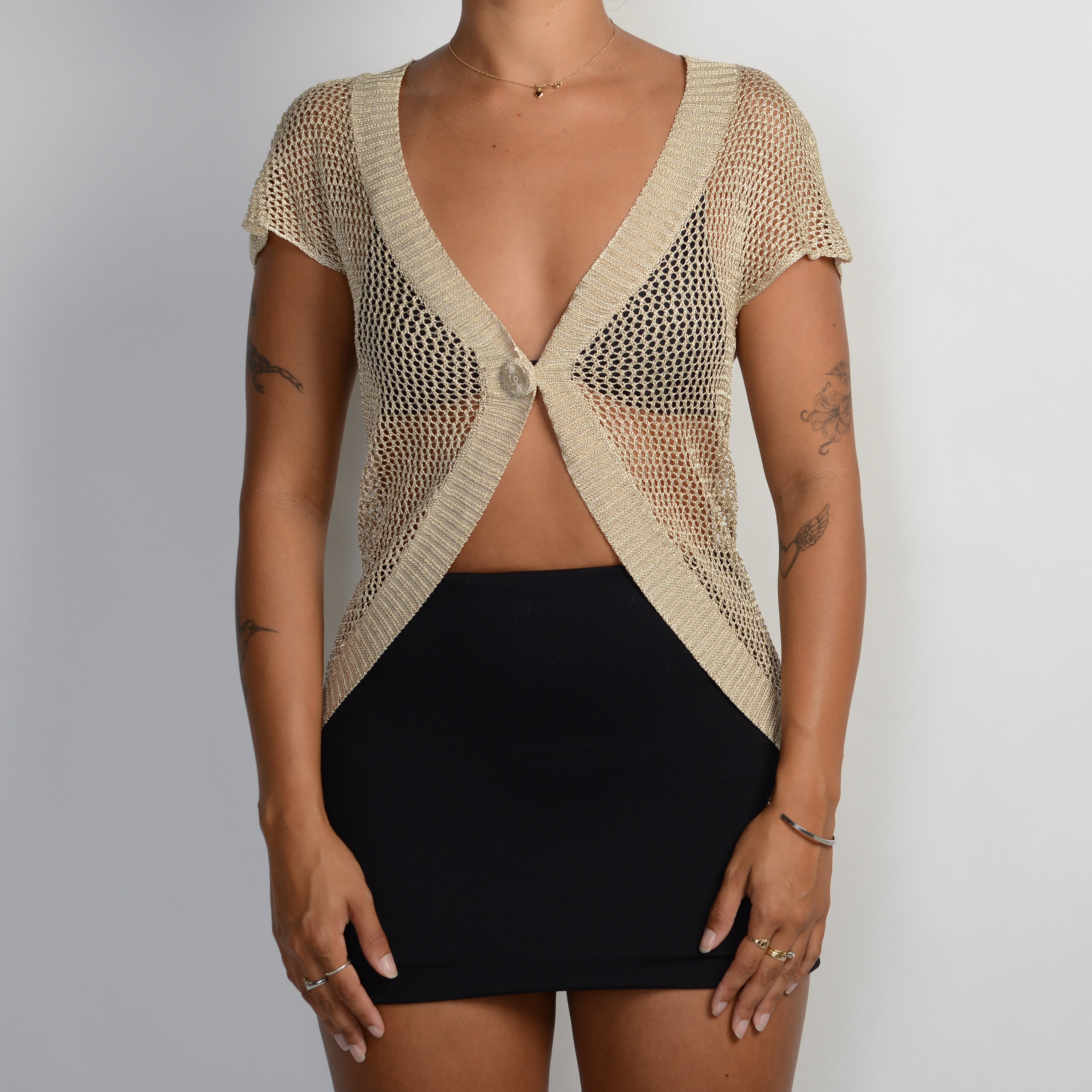 GOLD KNIT TOP