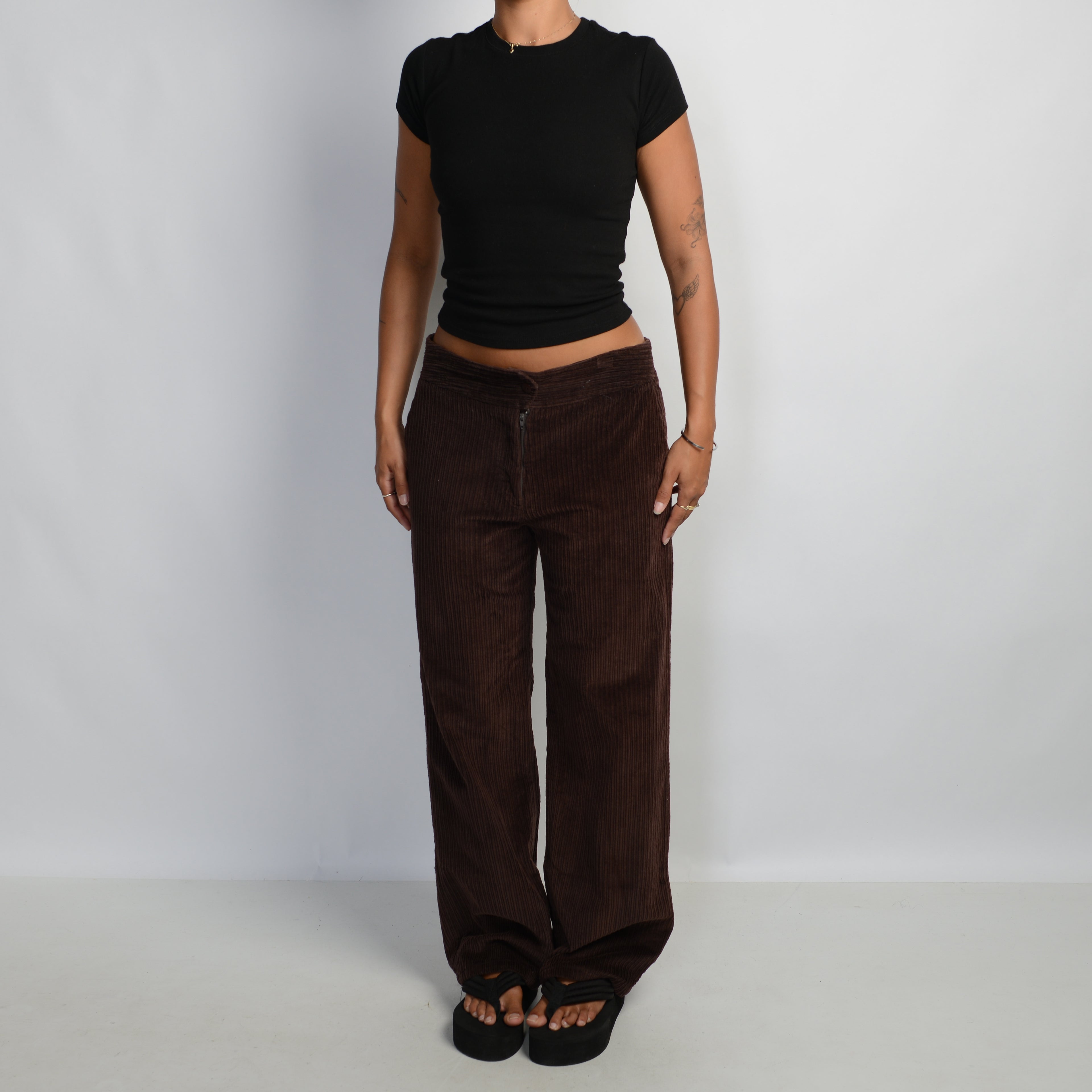 BROWN CORDUROY TROUSERS