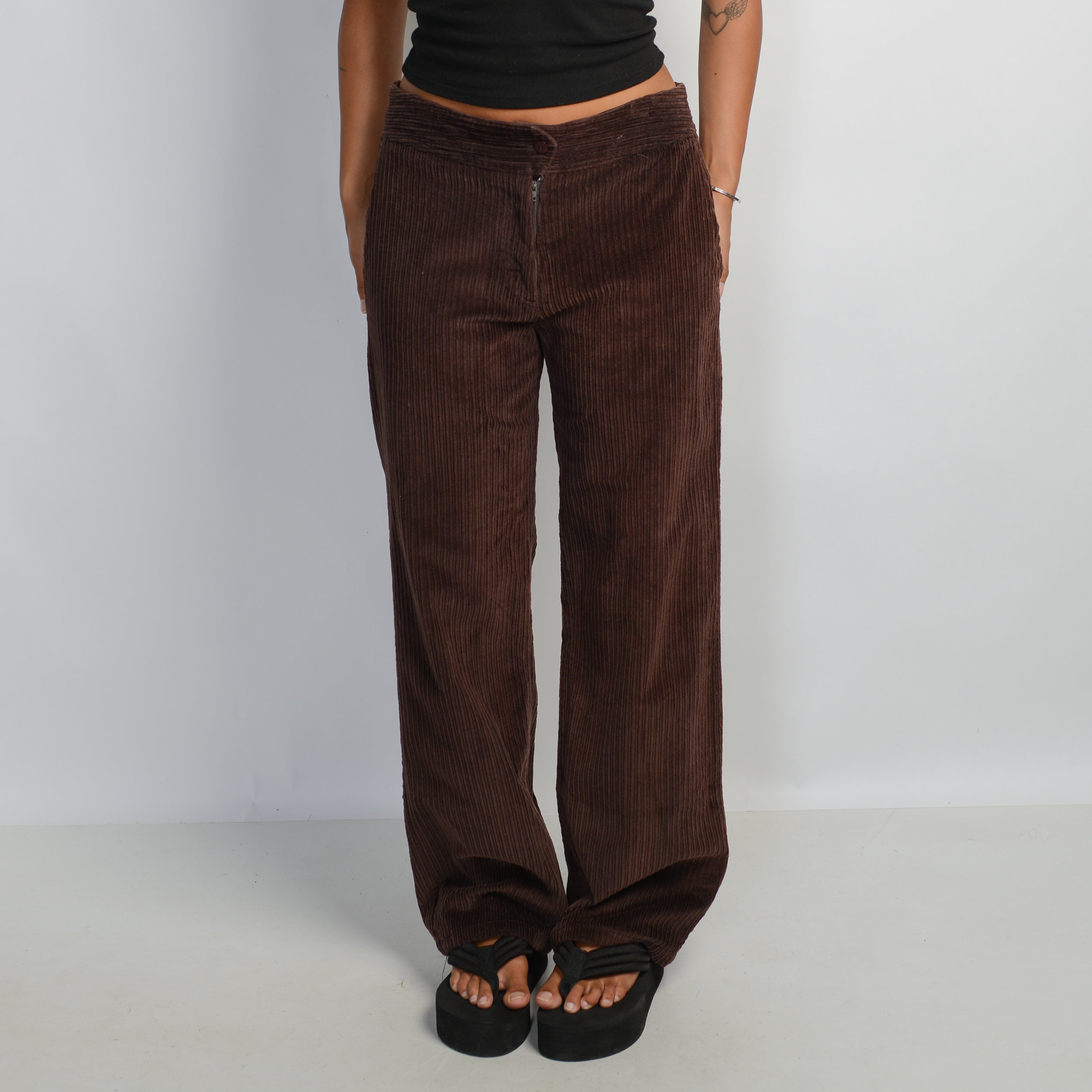 BROWN CORDUROY TROUSERS