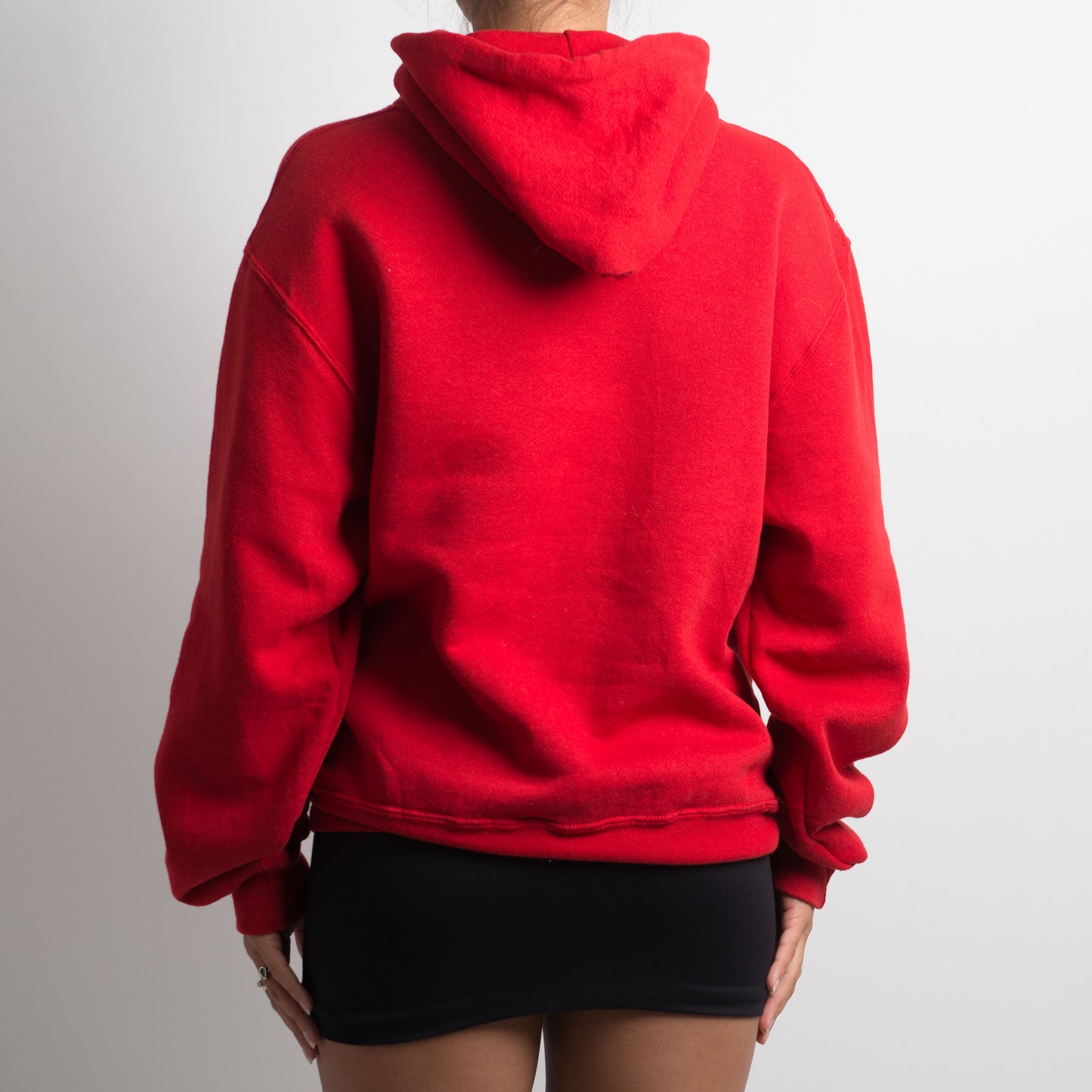 RED FLEECE HOODIE