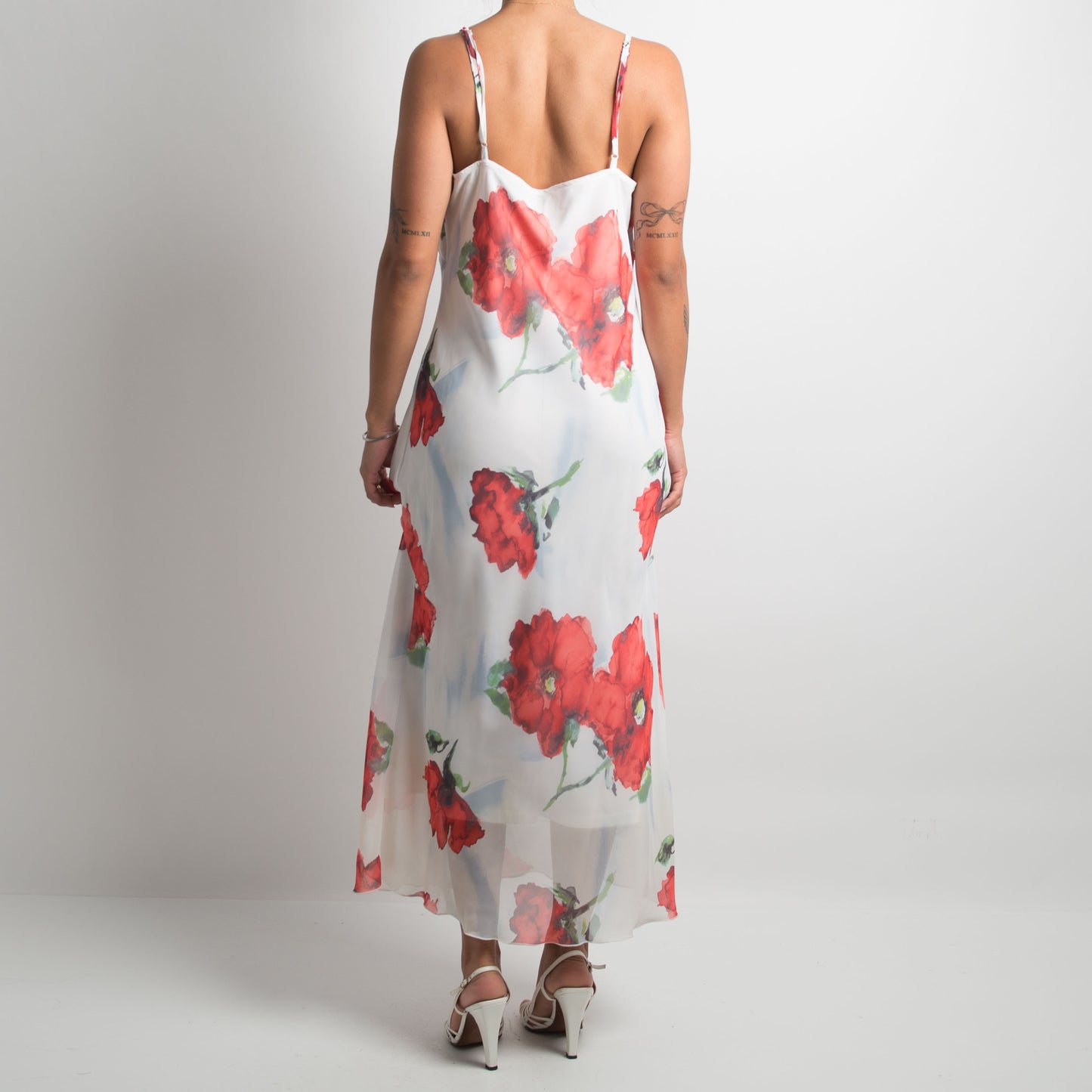 FLORAL LONGLINE DRESS