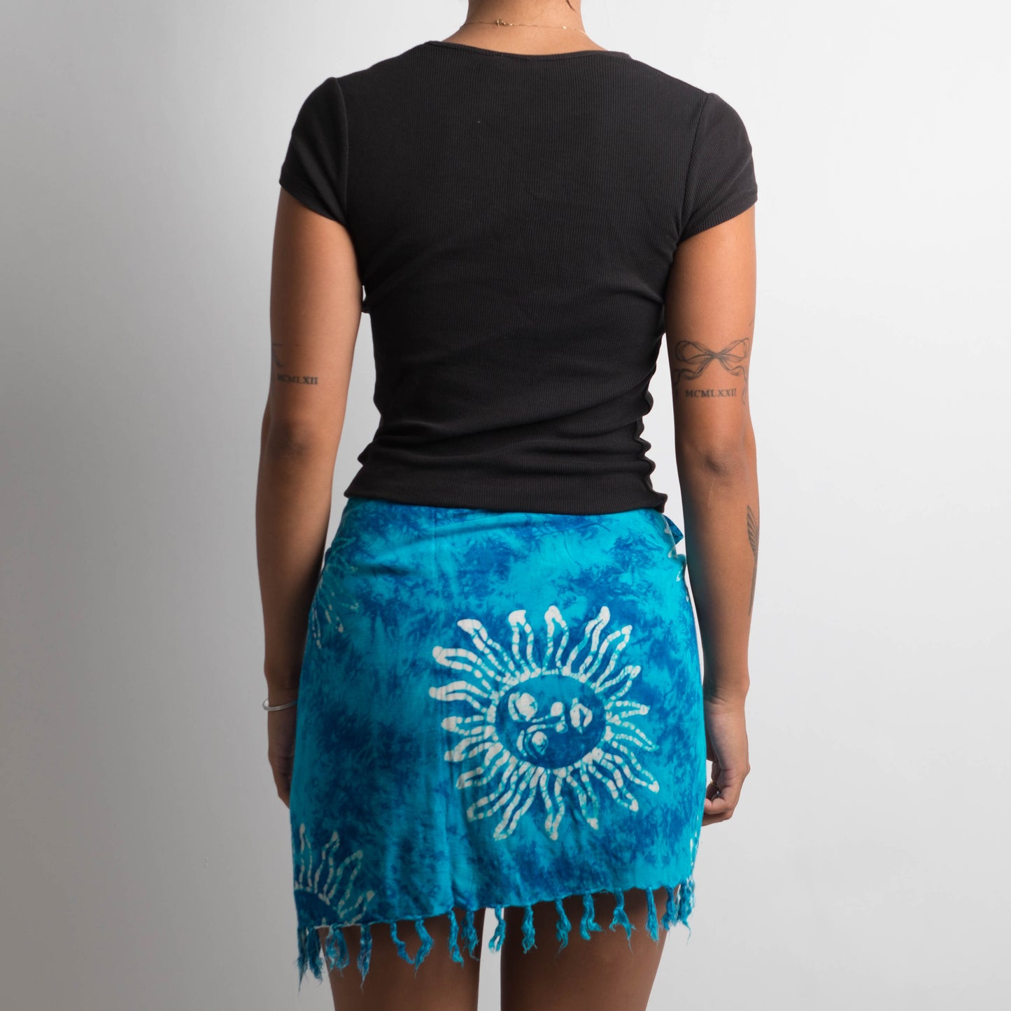 BLUE TIE DYE SARONG