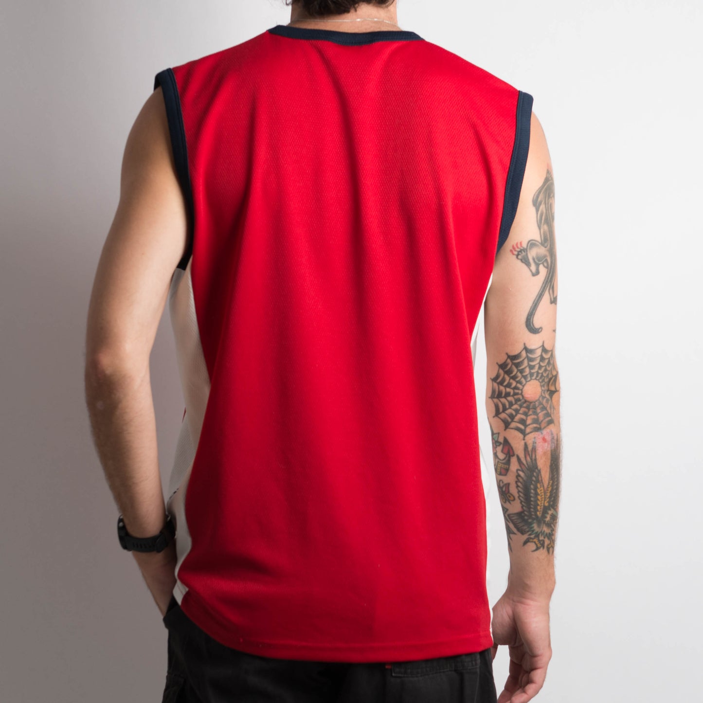 RED SPORT SINGLET