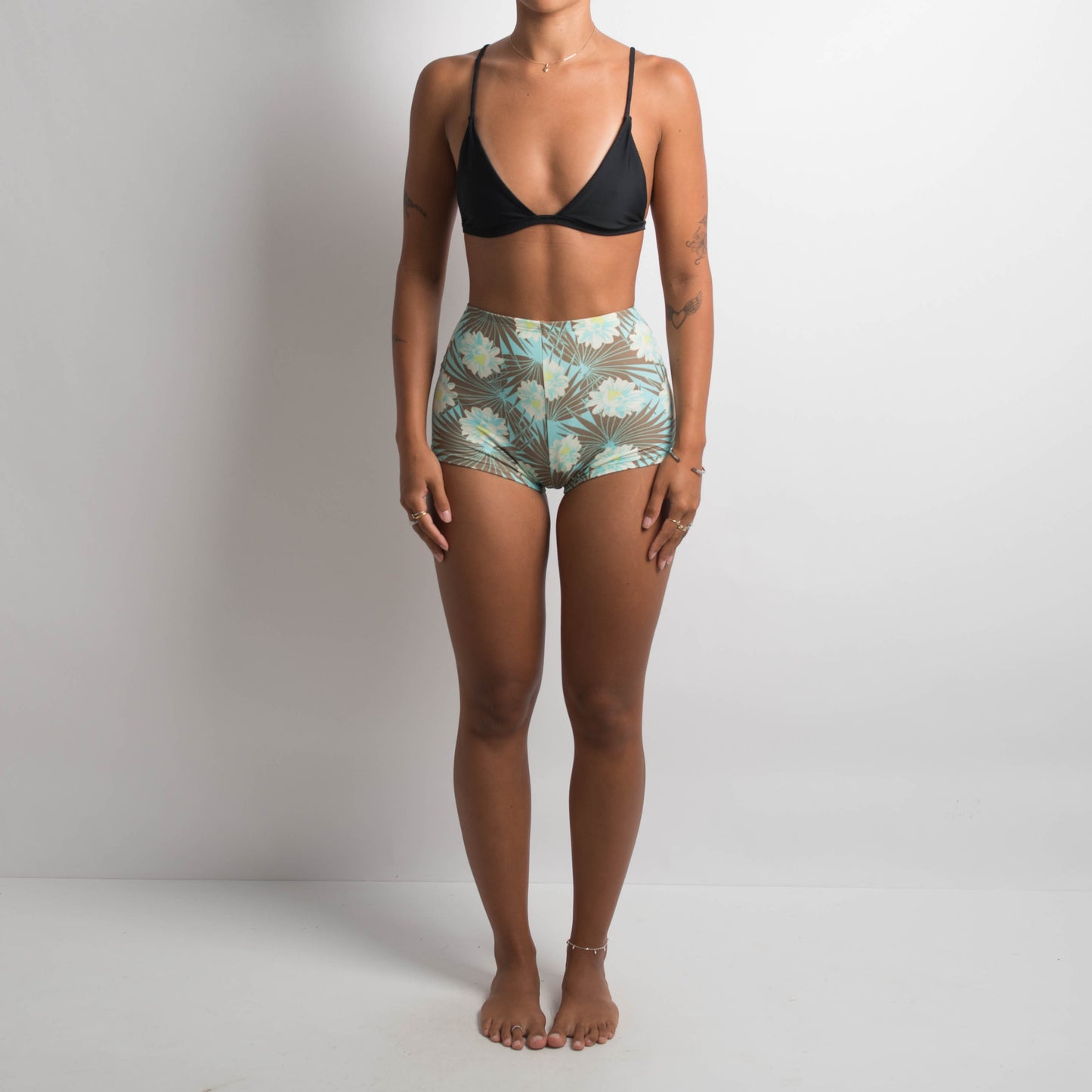 MINT PALM SWIM SHORTS