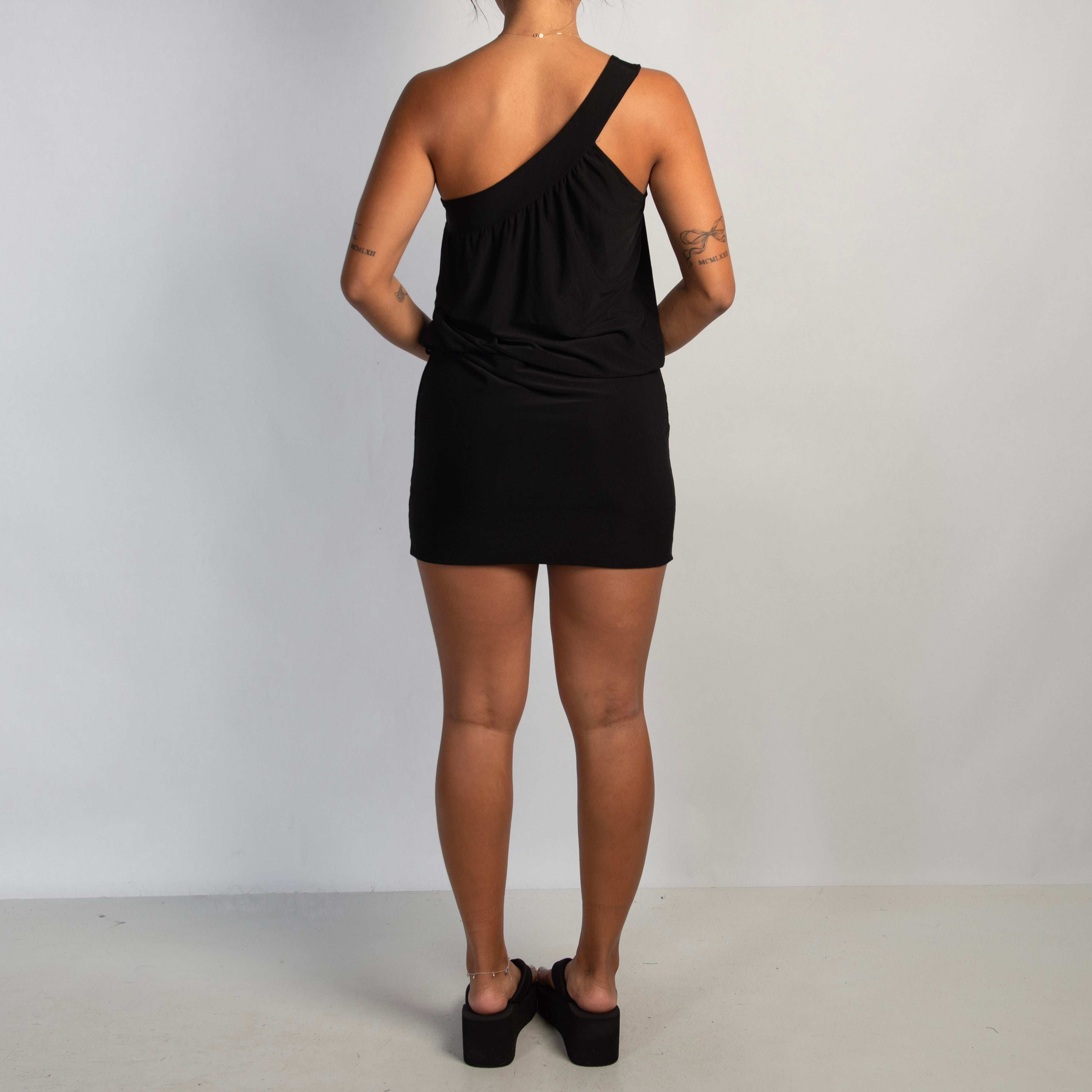 ONE SHOULDER MINI DRESS