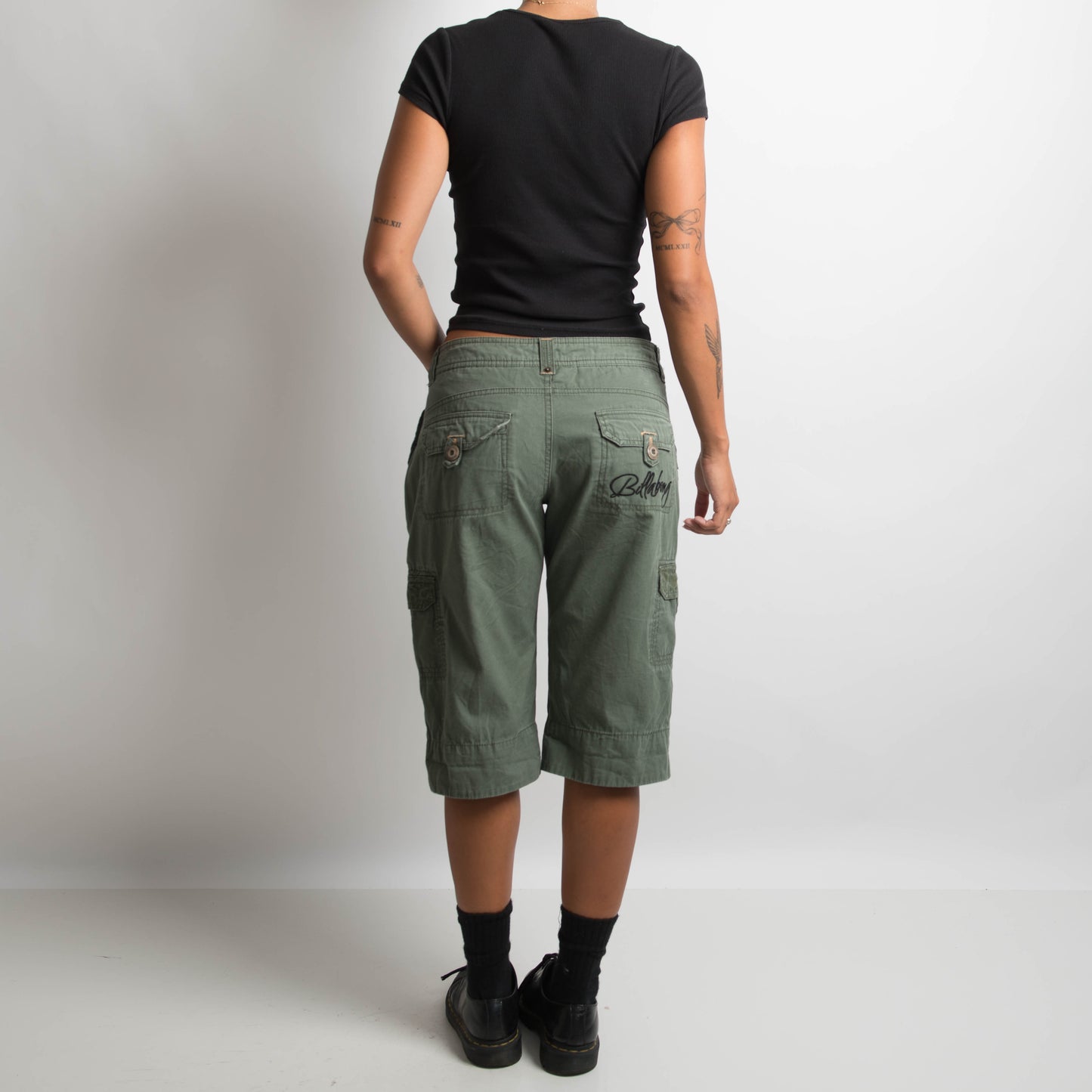 KHAKI CARGO 3/4 PANTS