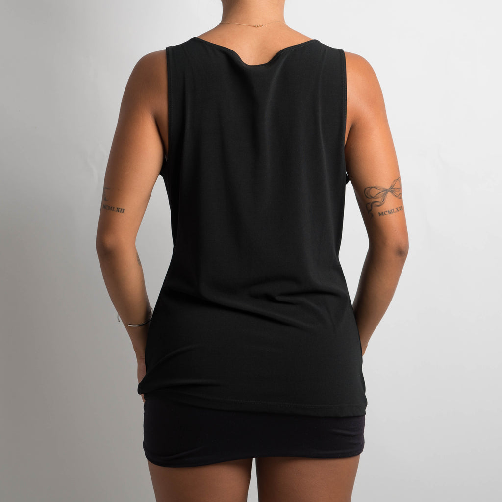BLACK TWIST FRONT TOP