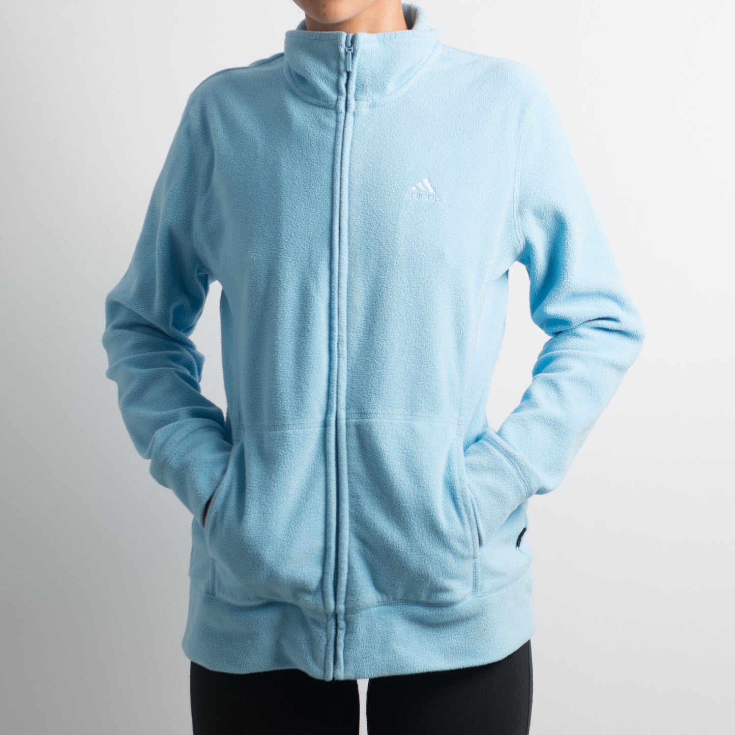 BLUE FLEECE ADIDAS JACKET