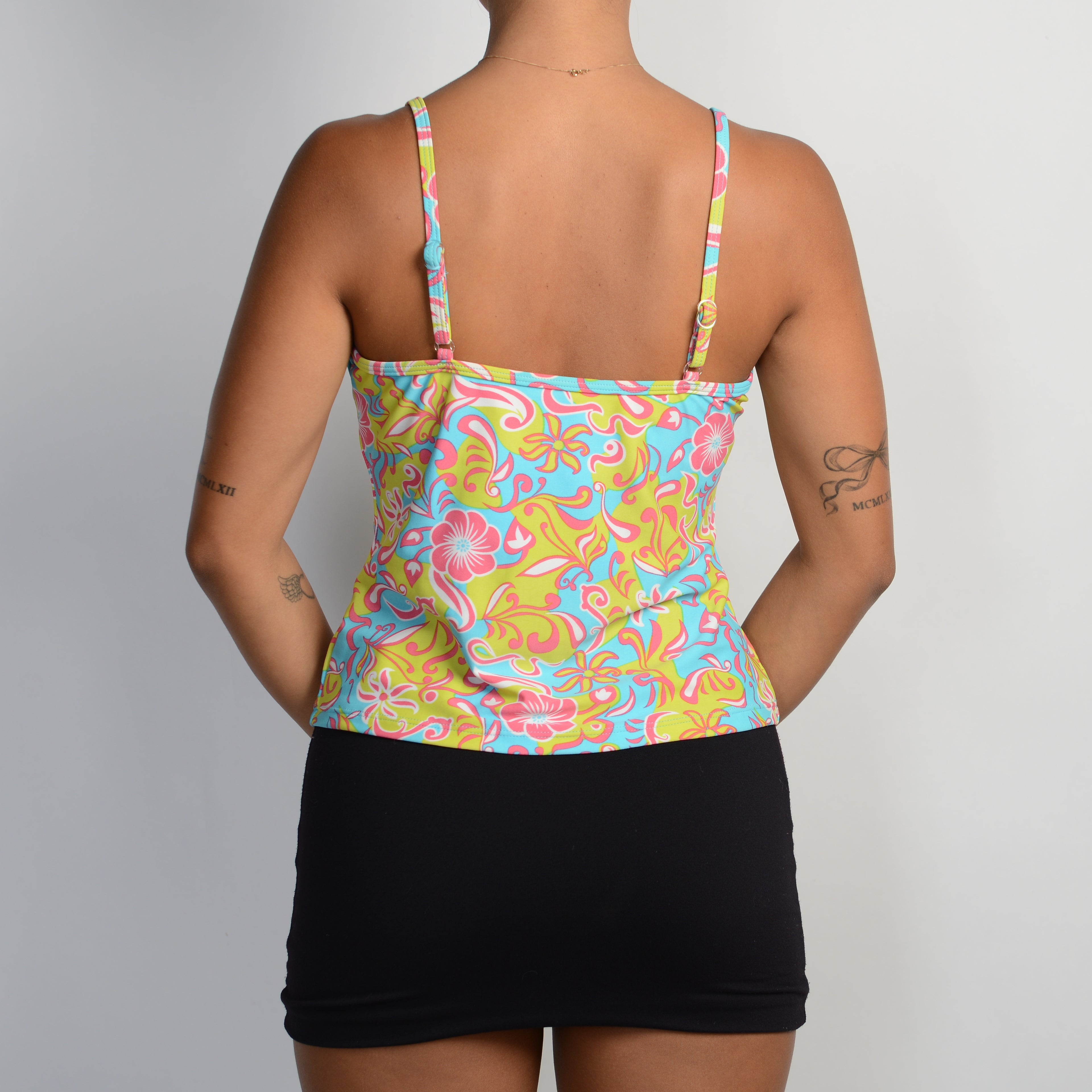 FLORAL TANKINI TOP