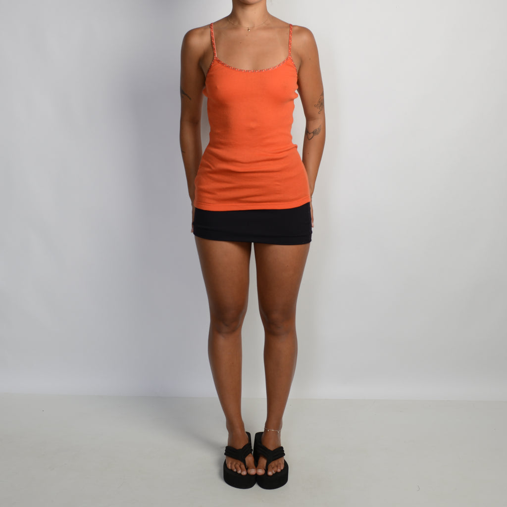 ORANGE RIB CAMISOLE