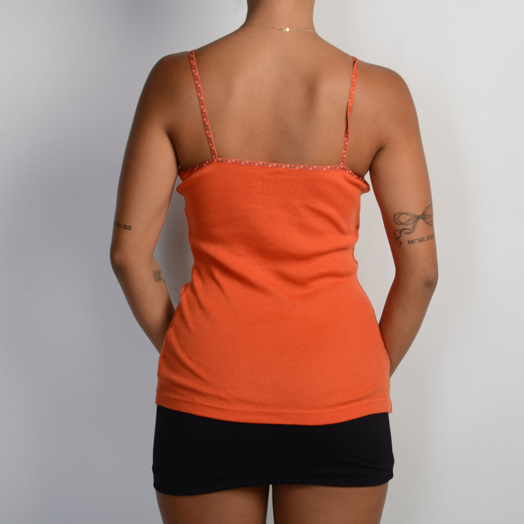 ORANGE RIB CAMISOLE