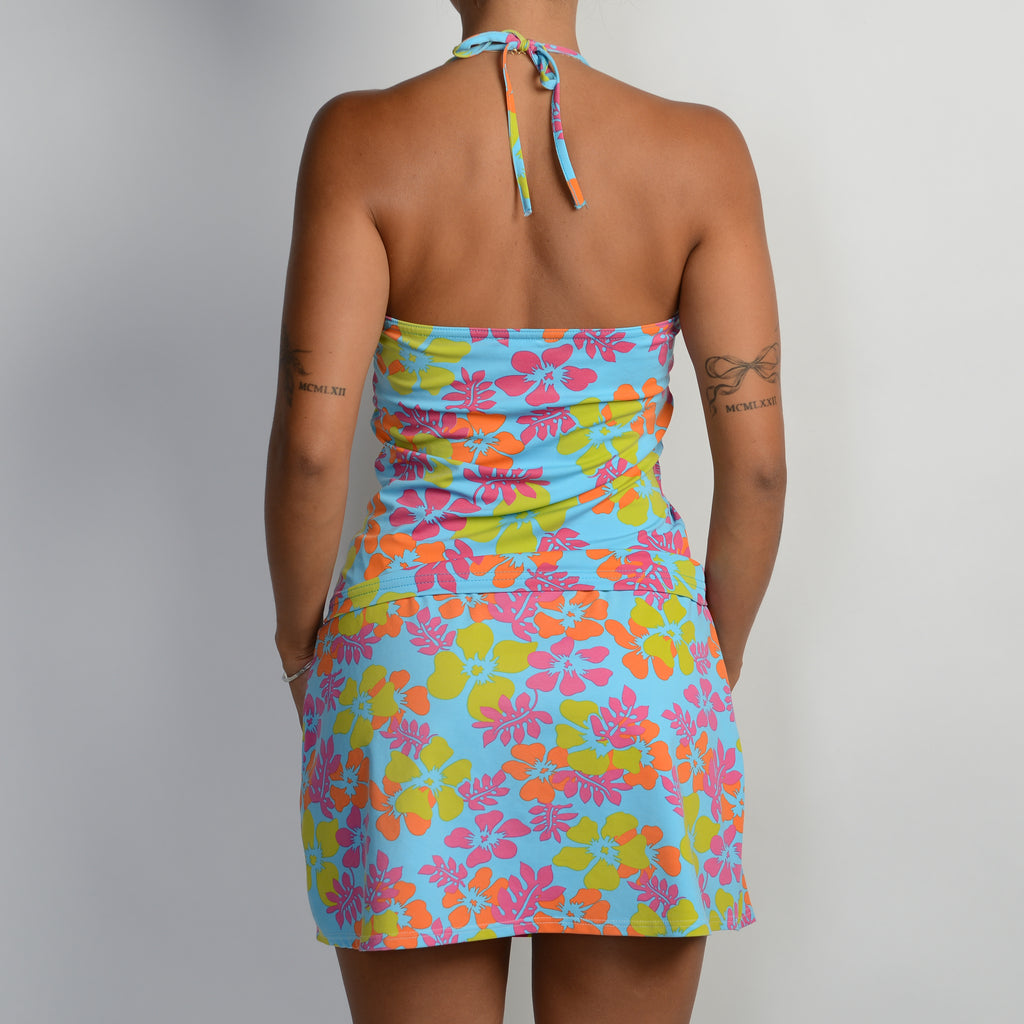 HIBISCUS TOP + SKIRT SET