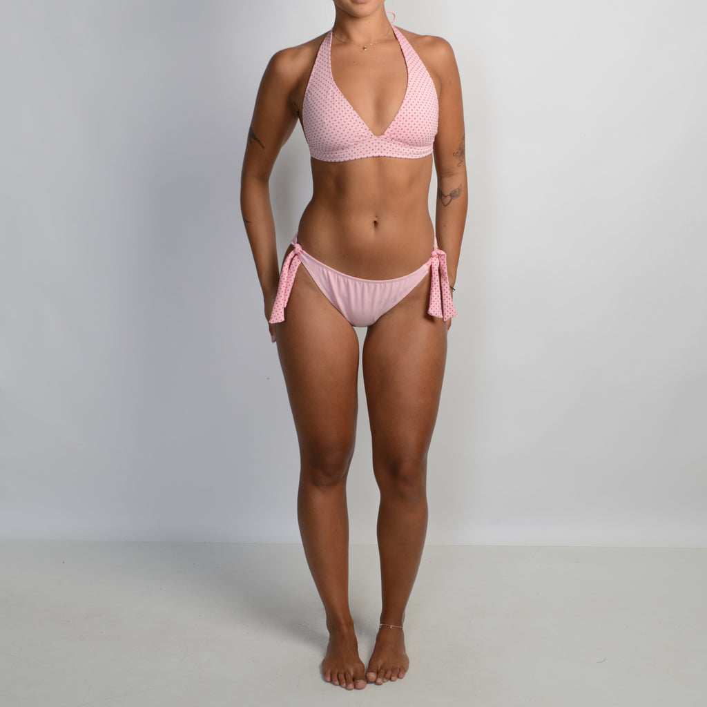 PINK POLKA DOT BIKINI SET