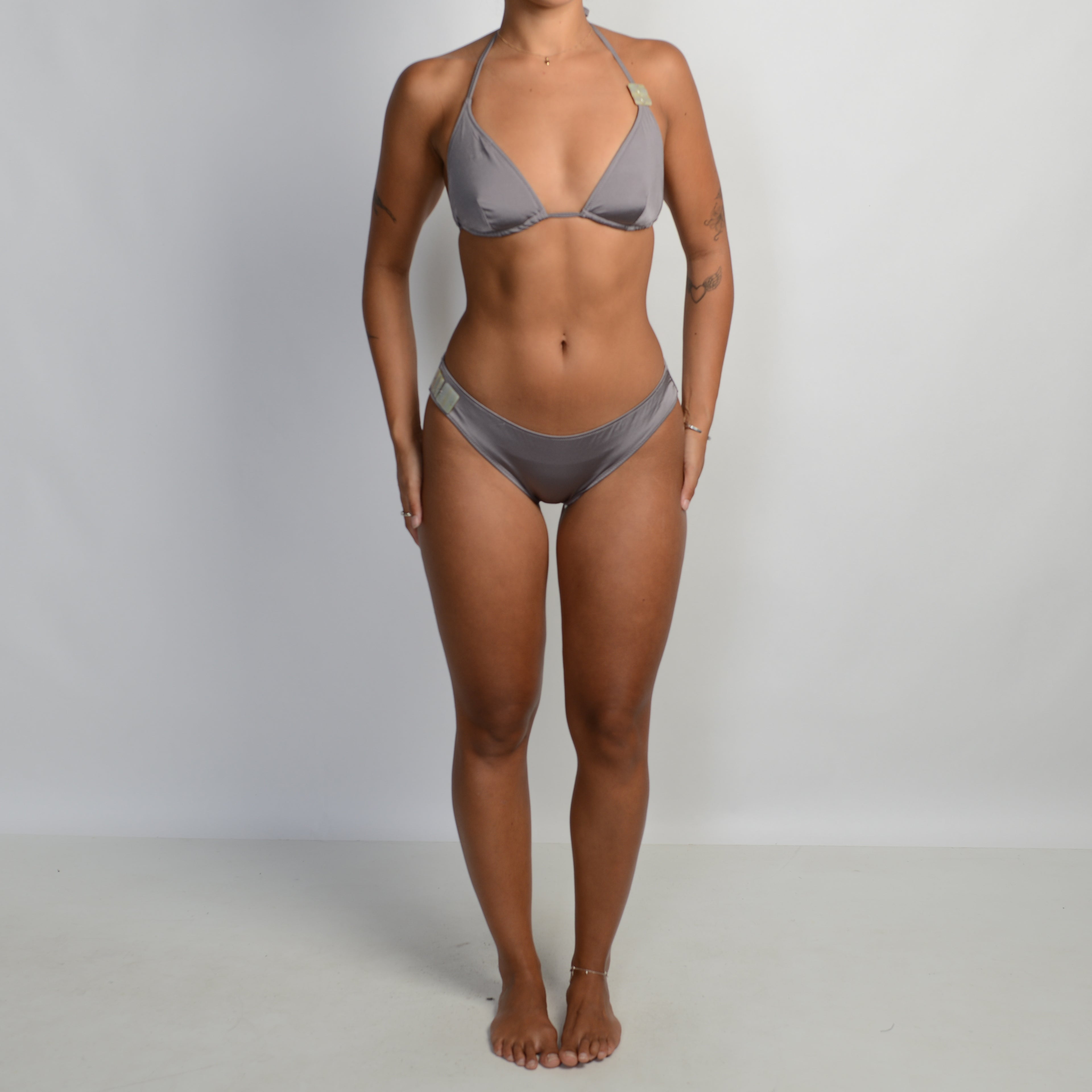 GREY MAUVE BIKINI SET